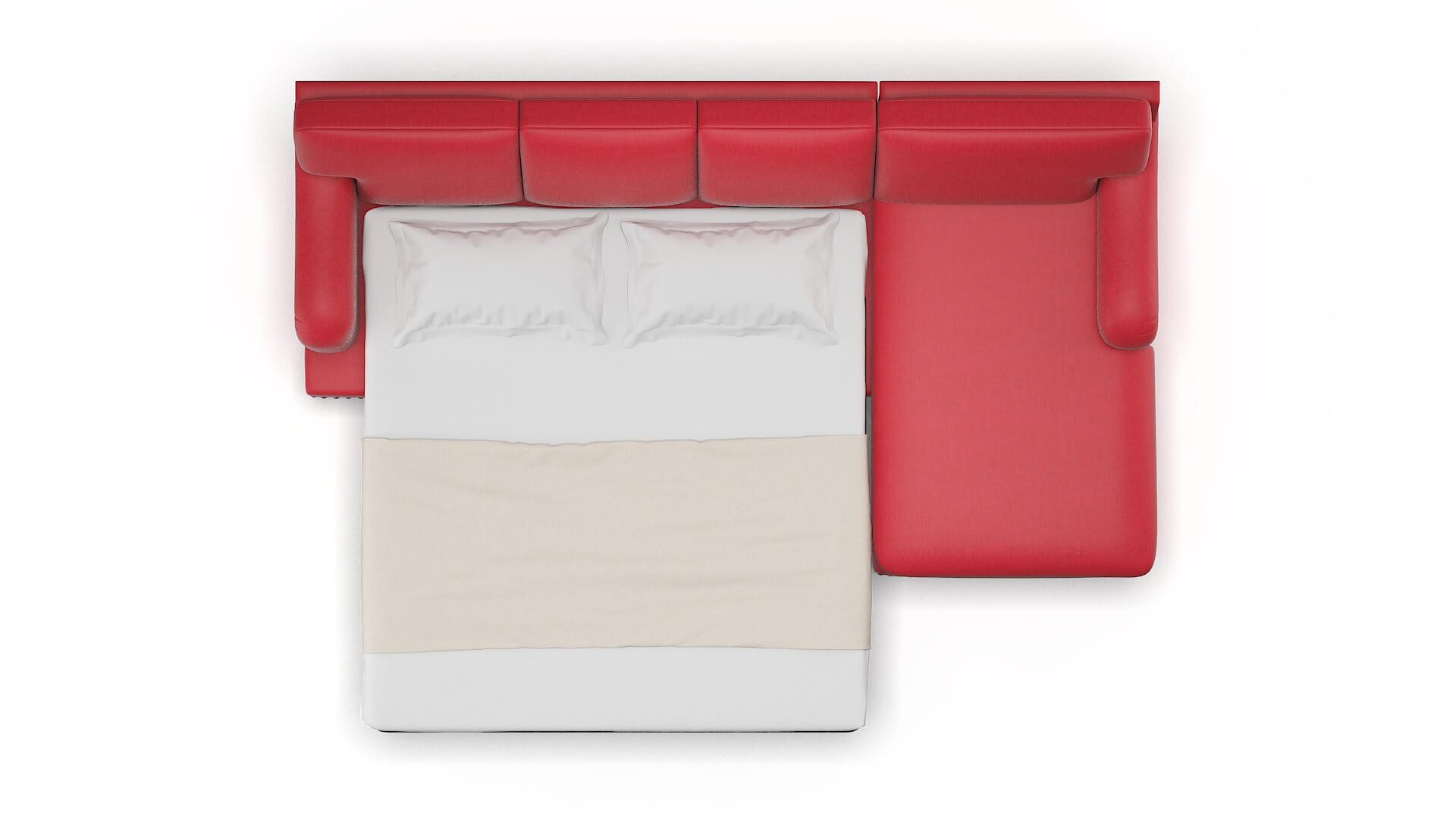 Brighton Pauline Ruby Panel Sleeper Espresso legs 3