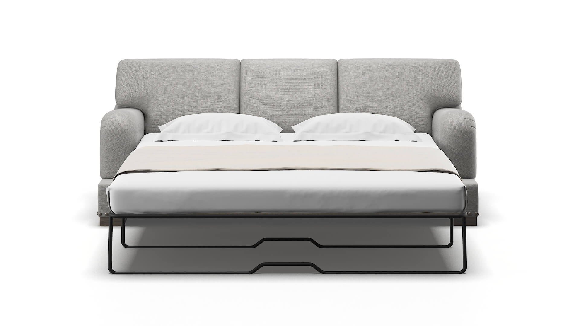 Brighton Phoenix Smoke Sofa Sleeper Espresso legs 1