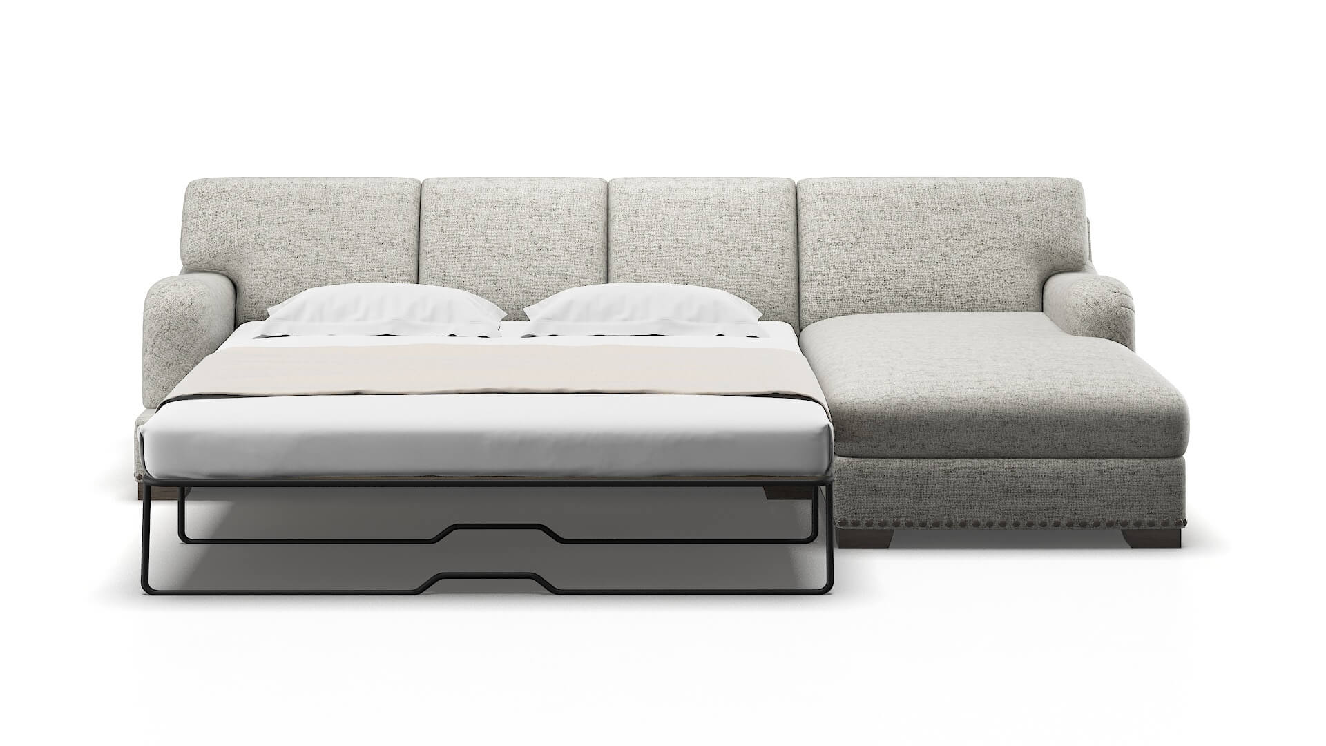 Brighton Prime Gravel Panel Sleeper Espresso legs 1