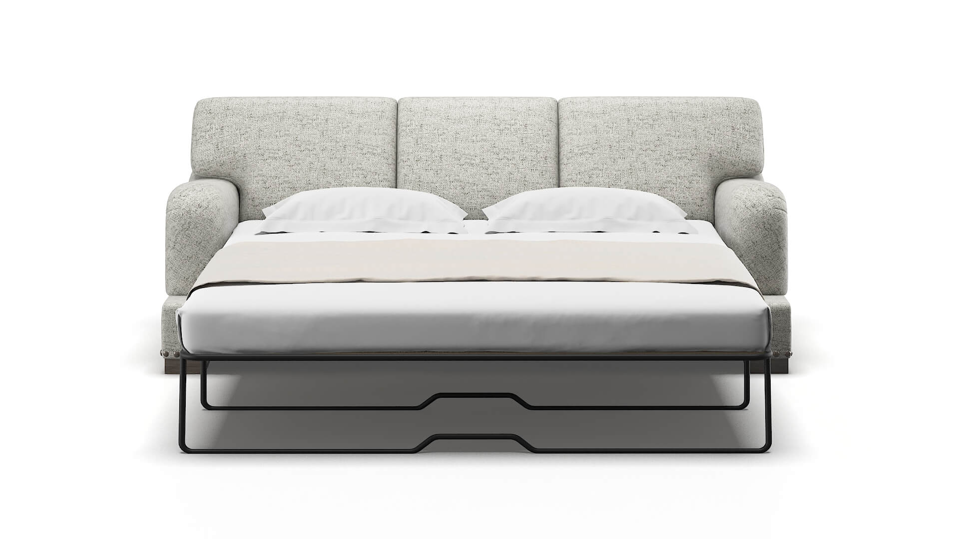 Brighton Prime Gravel Sofa Sleeper Espresso legs 1