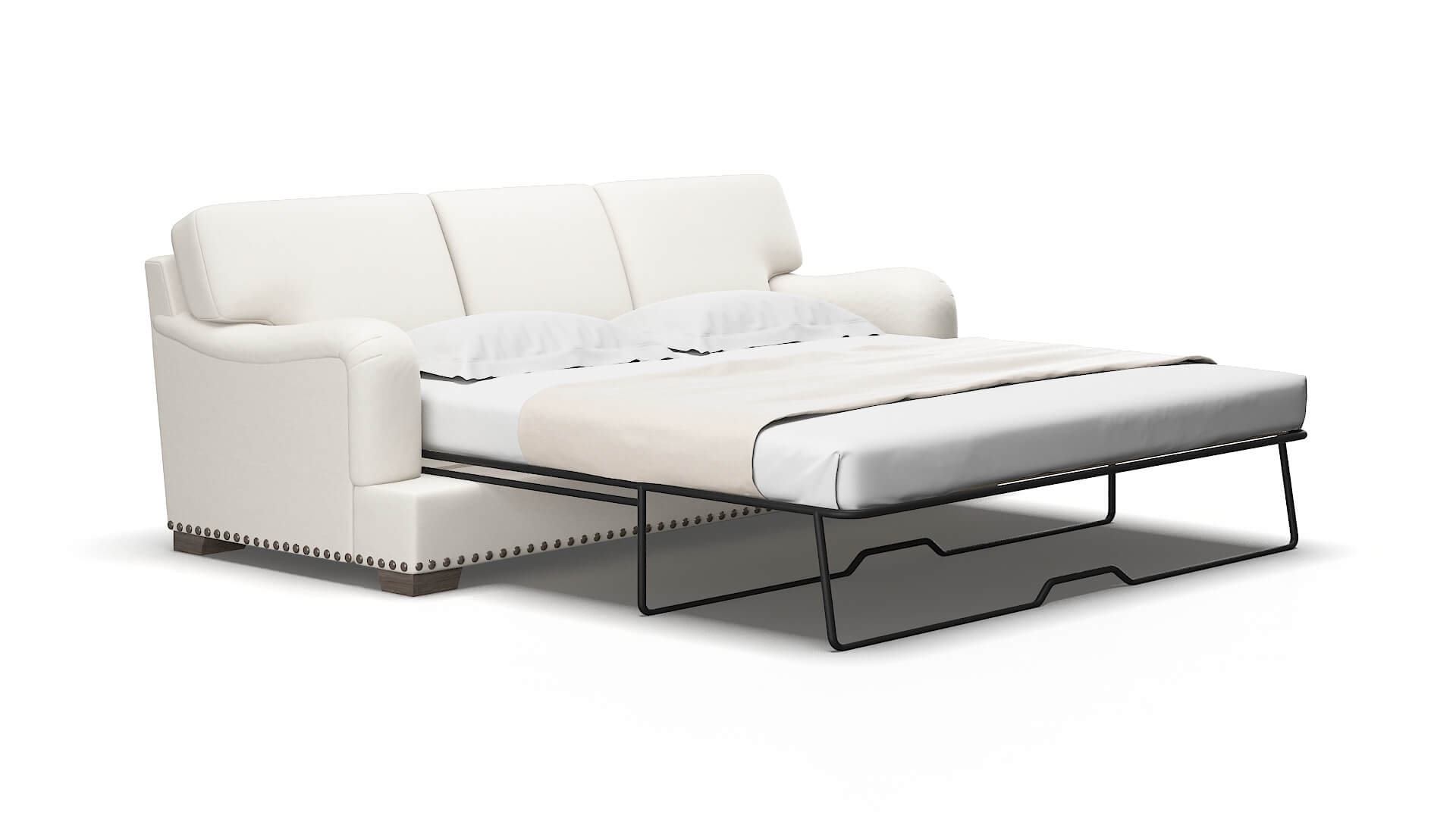 Brighton Redondo Pearl Sofa Sleeper espresso legs 2