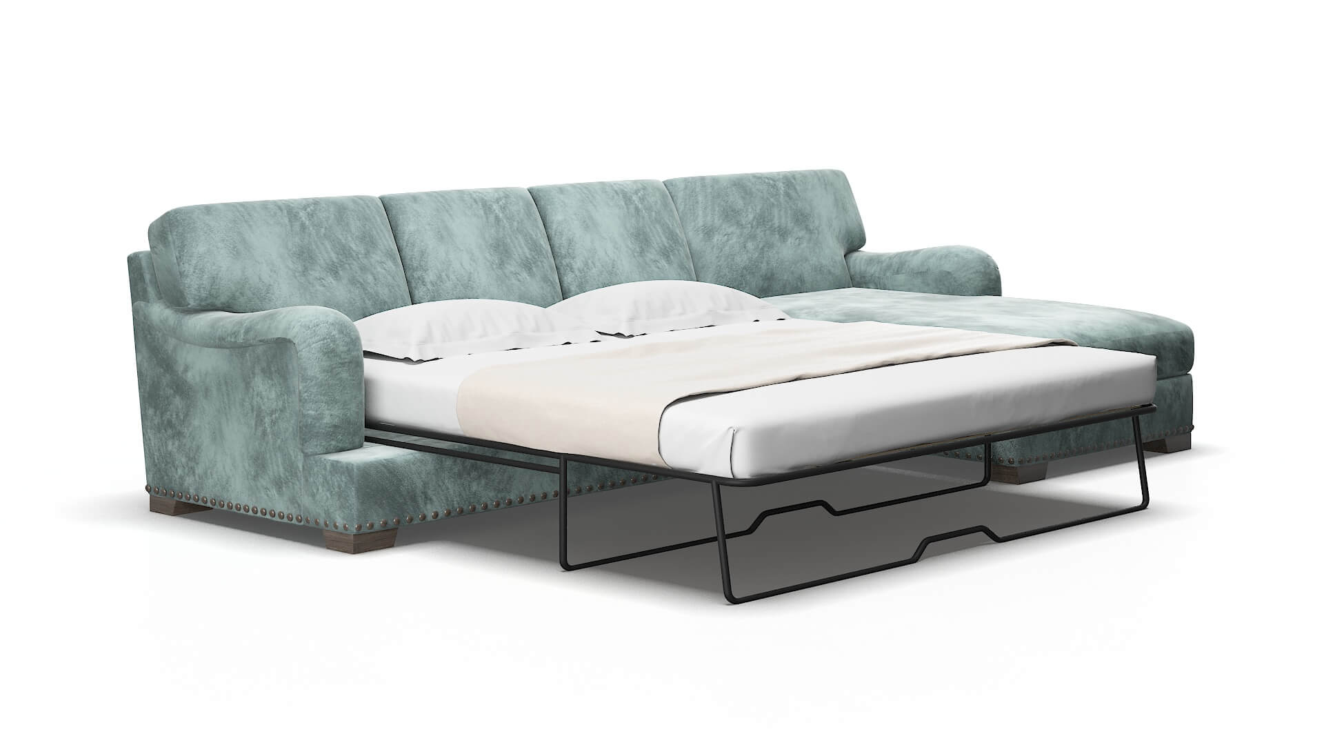 Brighton Royale Cloud Panel Sleeper Espresso legs 2