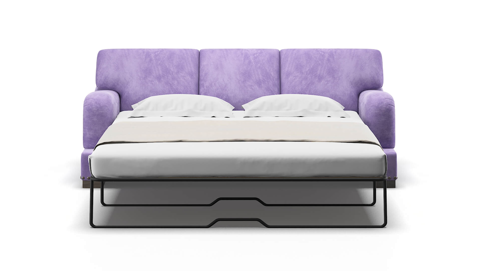 Brighton Royale Lavender Sofa Sleeper Espresso legs 1