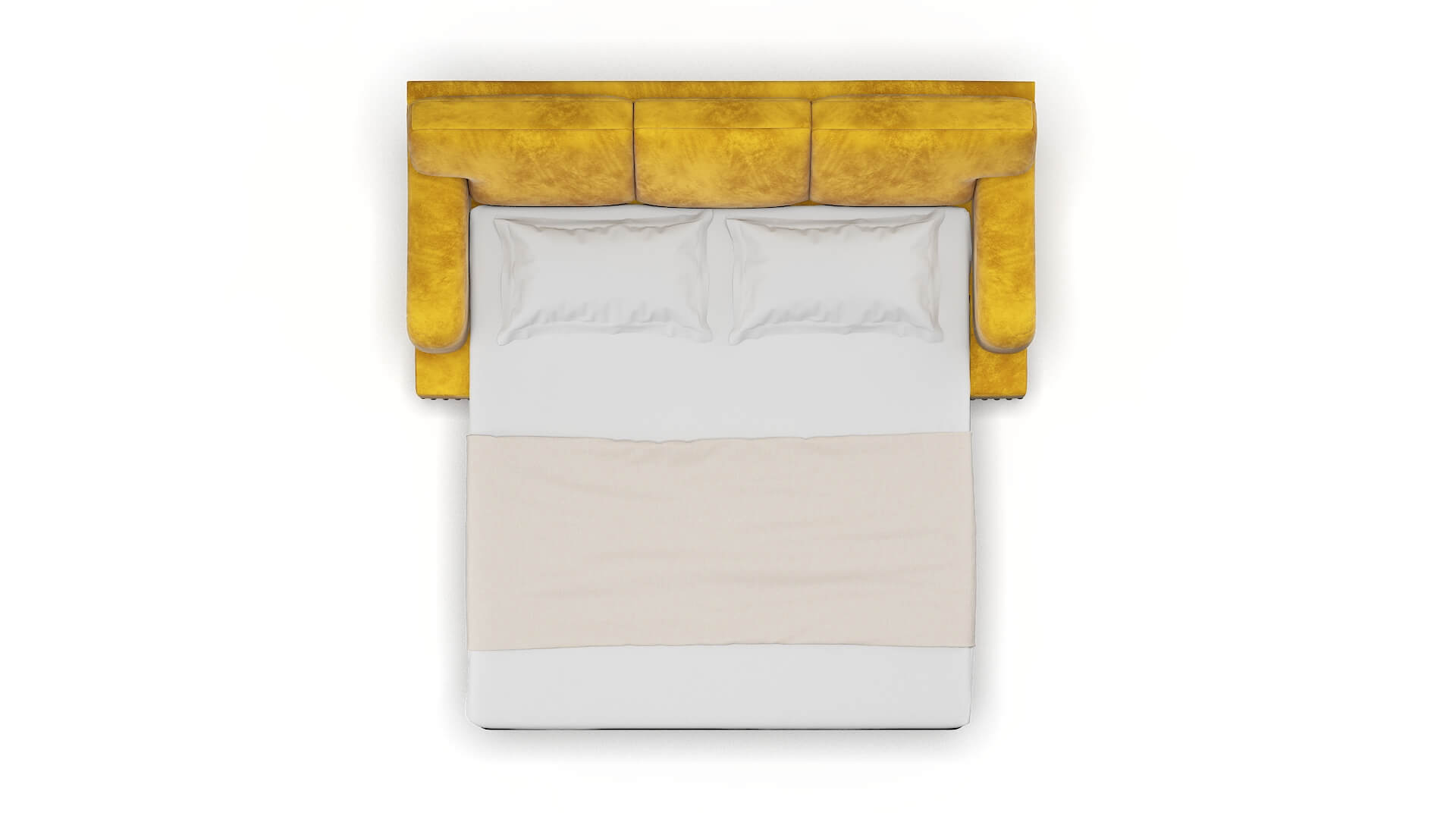 Brighton Royale Marigold Sofa Sleeper Espresso legs 3