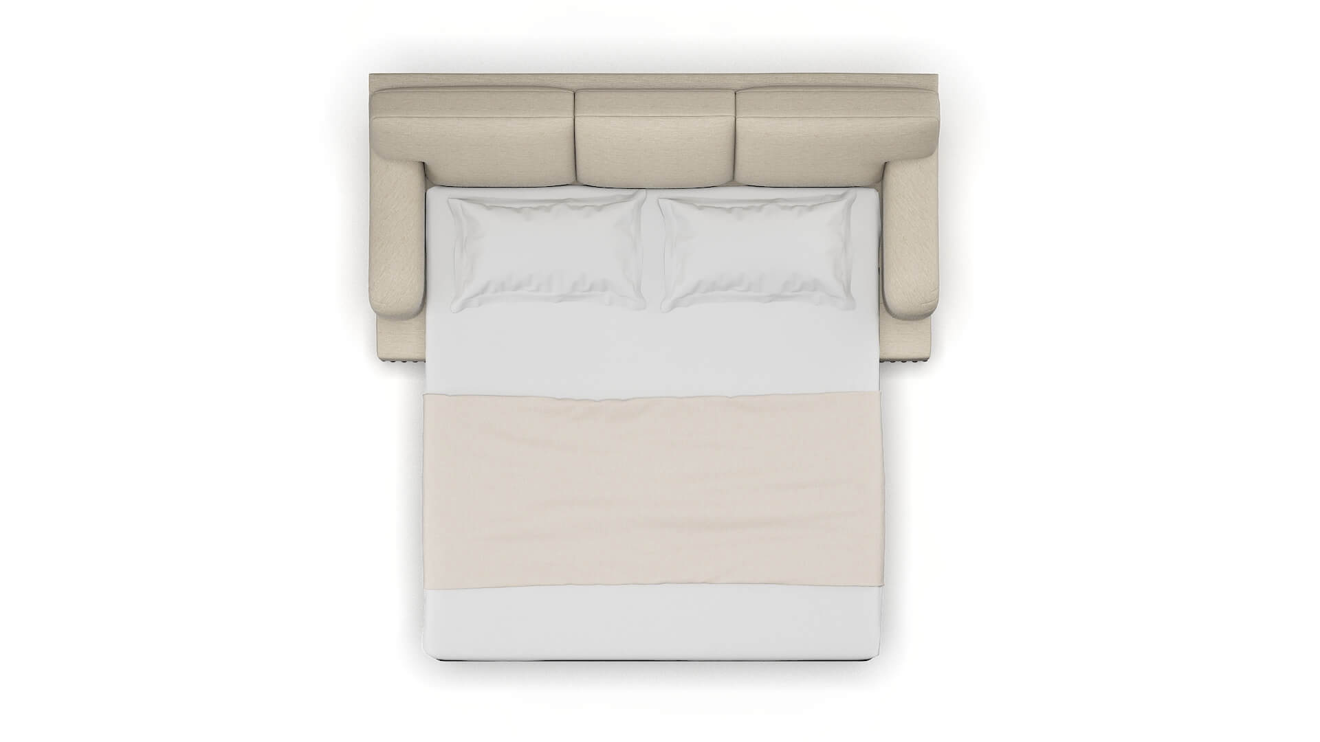 Brighton Sosoftness 72 Sofa Sleeper Espresso legs 3