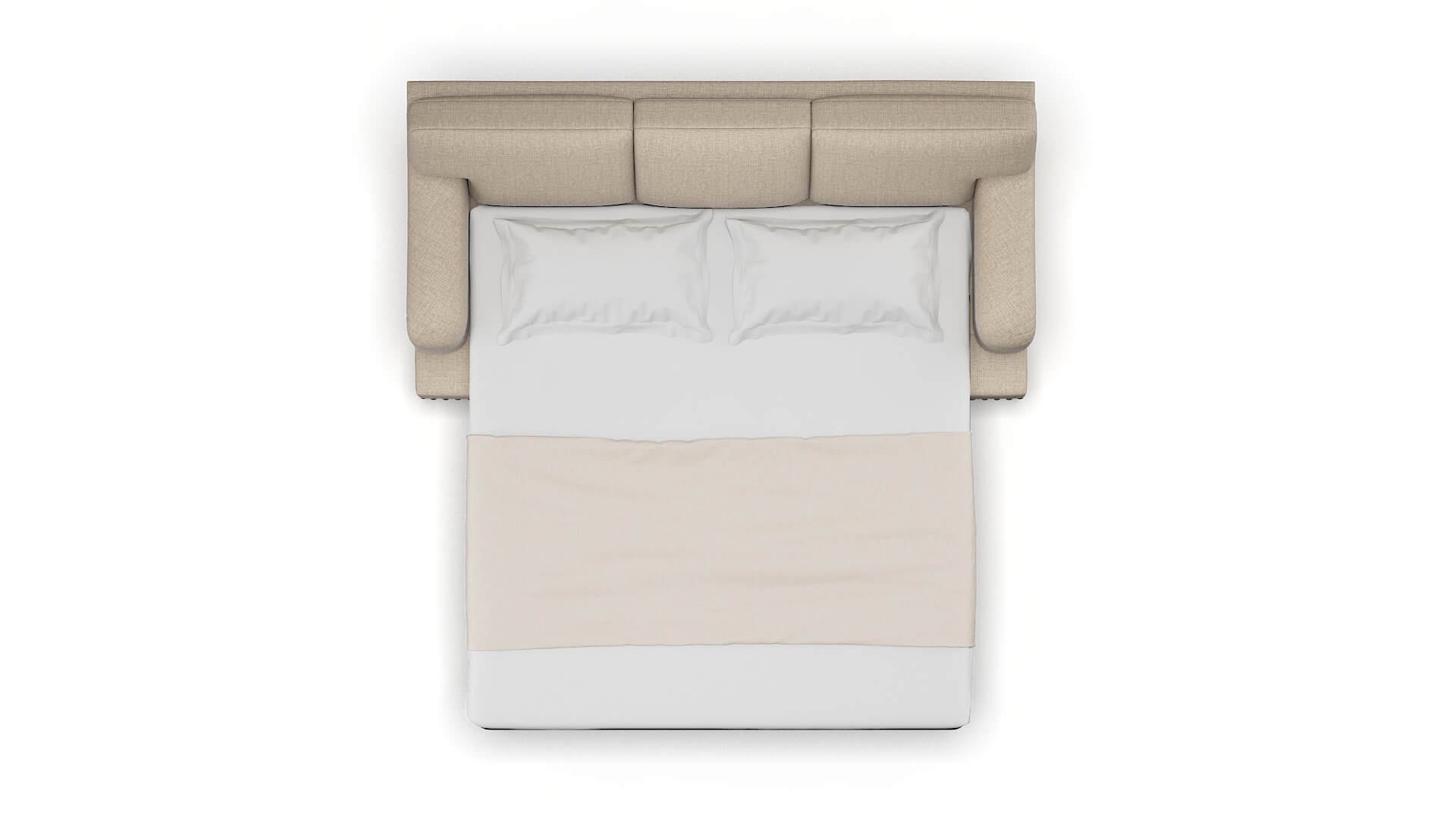 Brighton Sosoftness 74 Sofa Sleeper Espresso legs 3