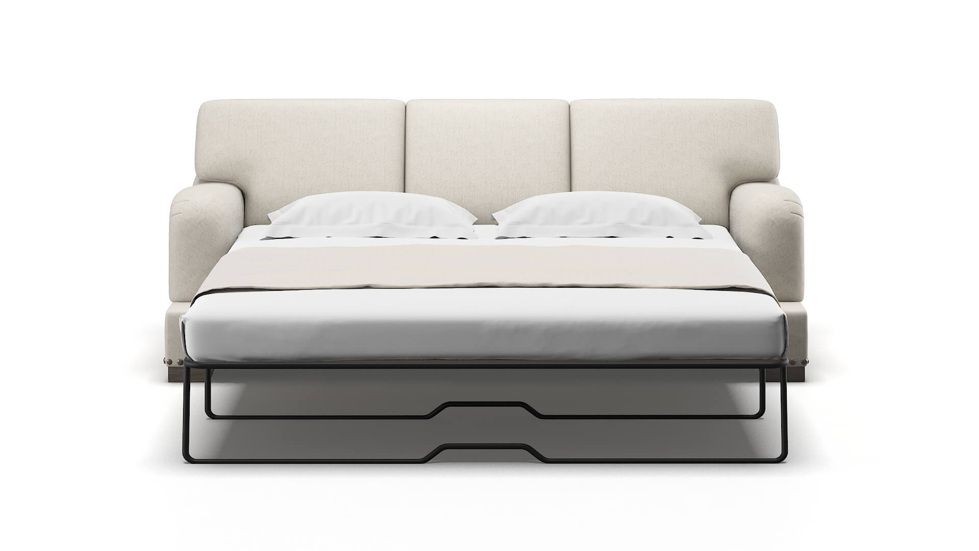 Brighton Terrain Natural Sofa Sleeper Espresso legs 1