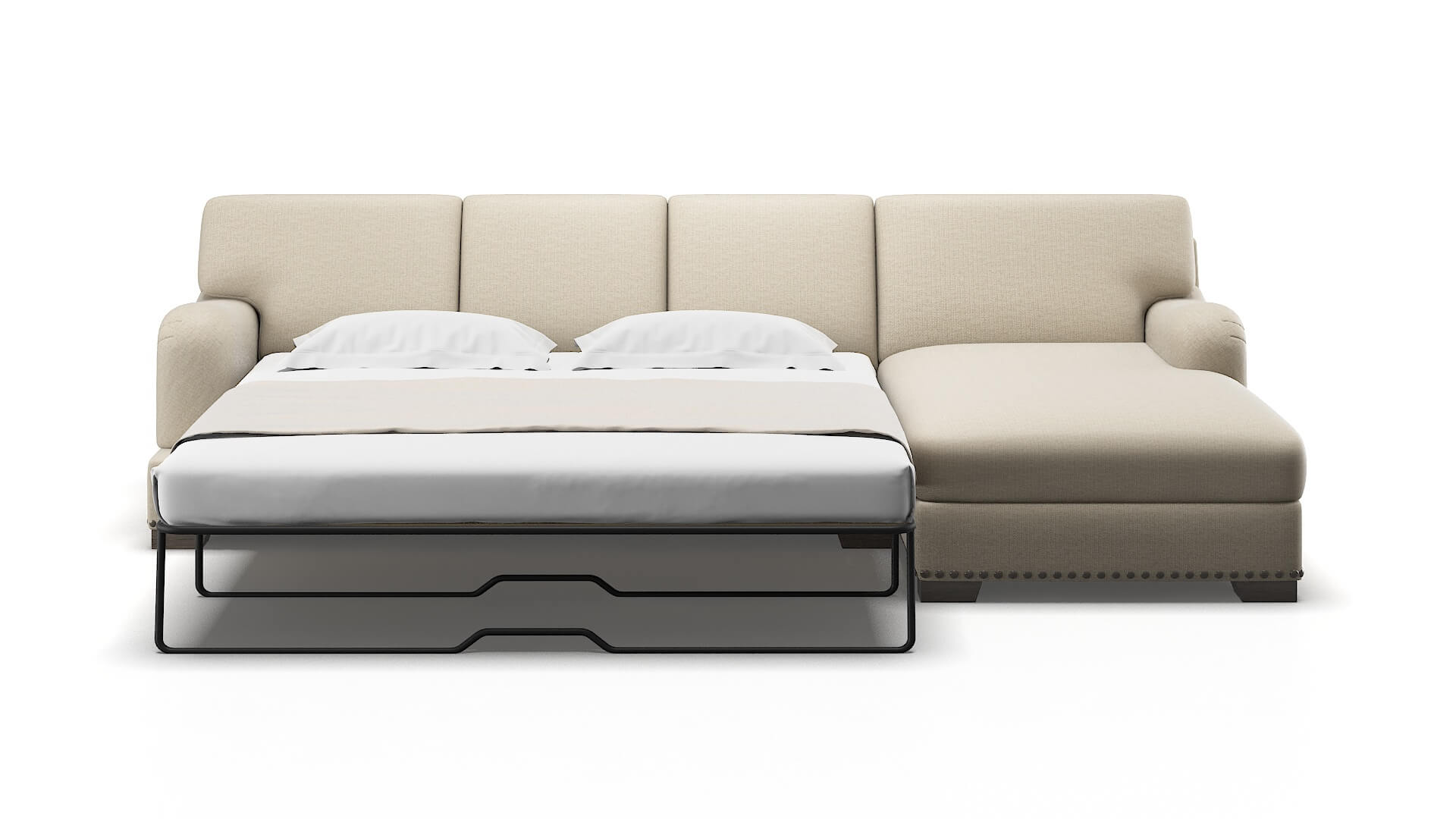 Brighton Urban_d Silver Panel Sleeper Espresso legs 1