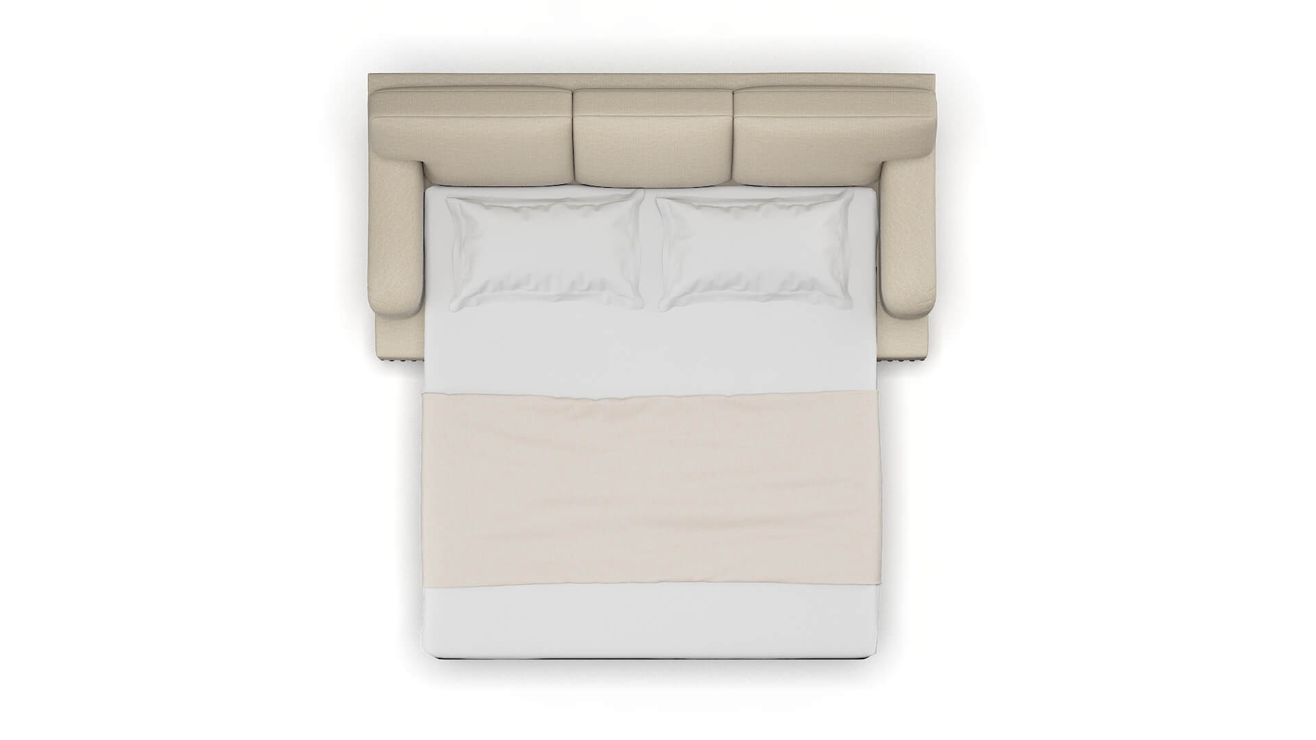 Brighton Urban_d Silver Sofa Sleeper Espresso legs 3