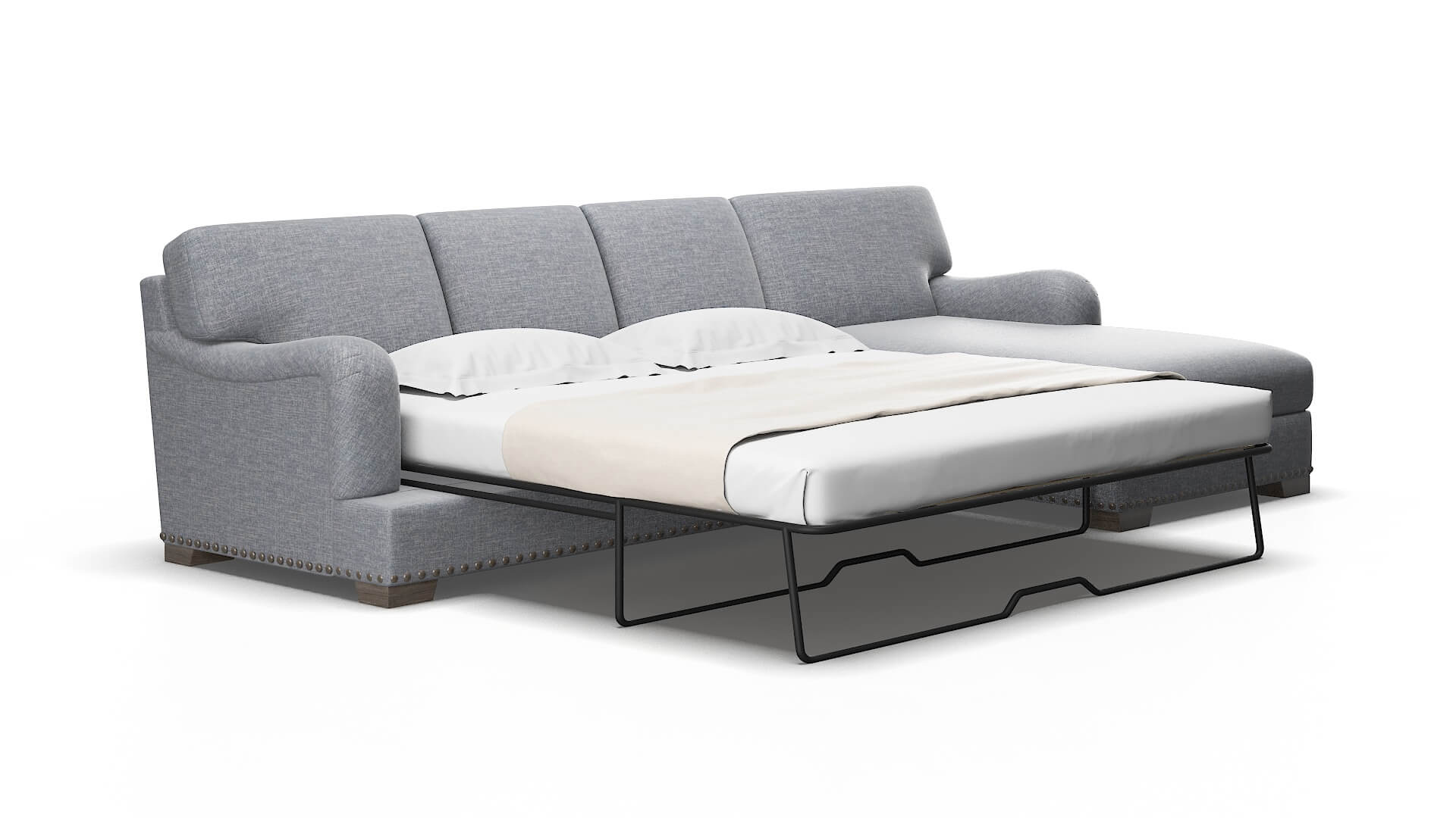 Brighton Venus Mist Panel Sleeper espresso legs 2
