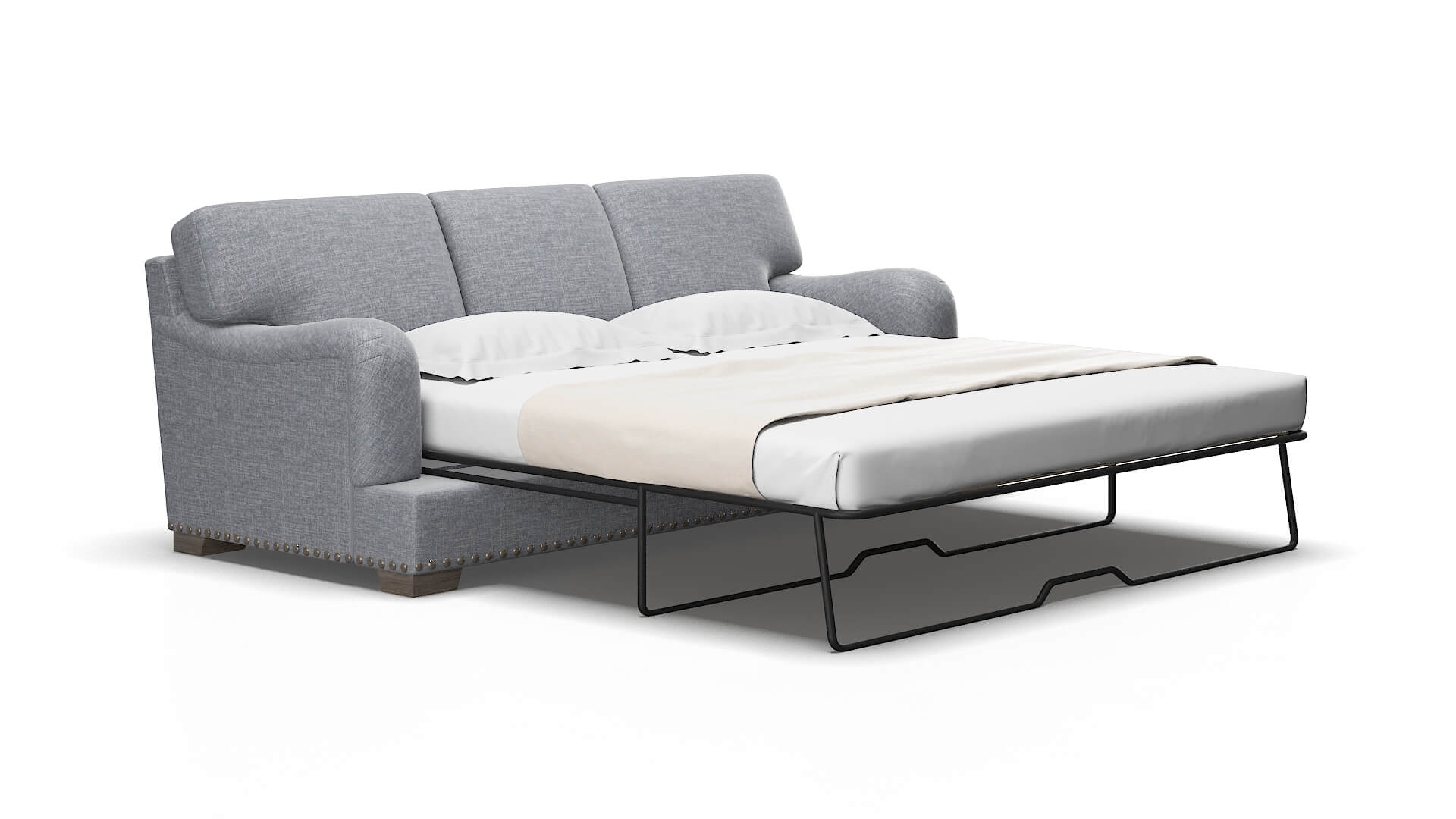 Brighton Venus Mist Sofa Sleeper Espresso legs 2