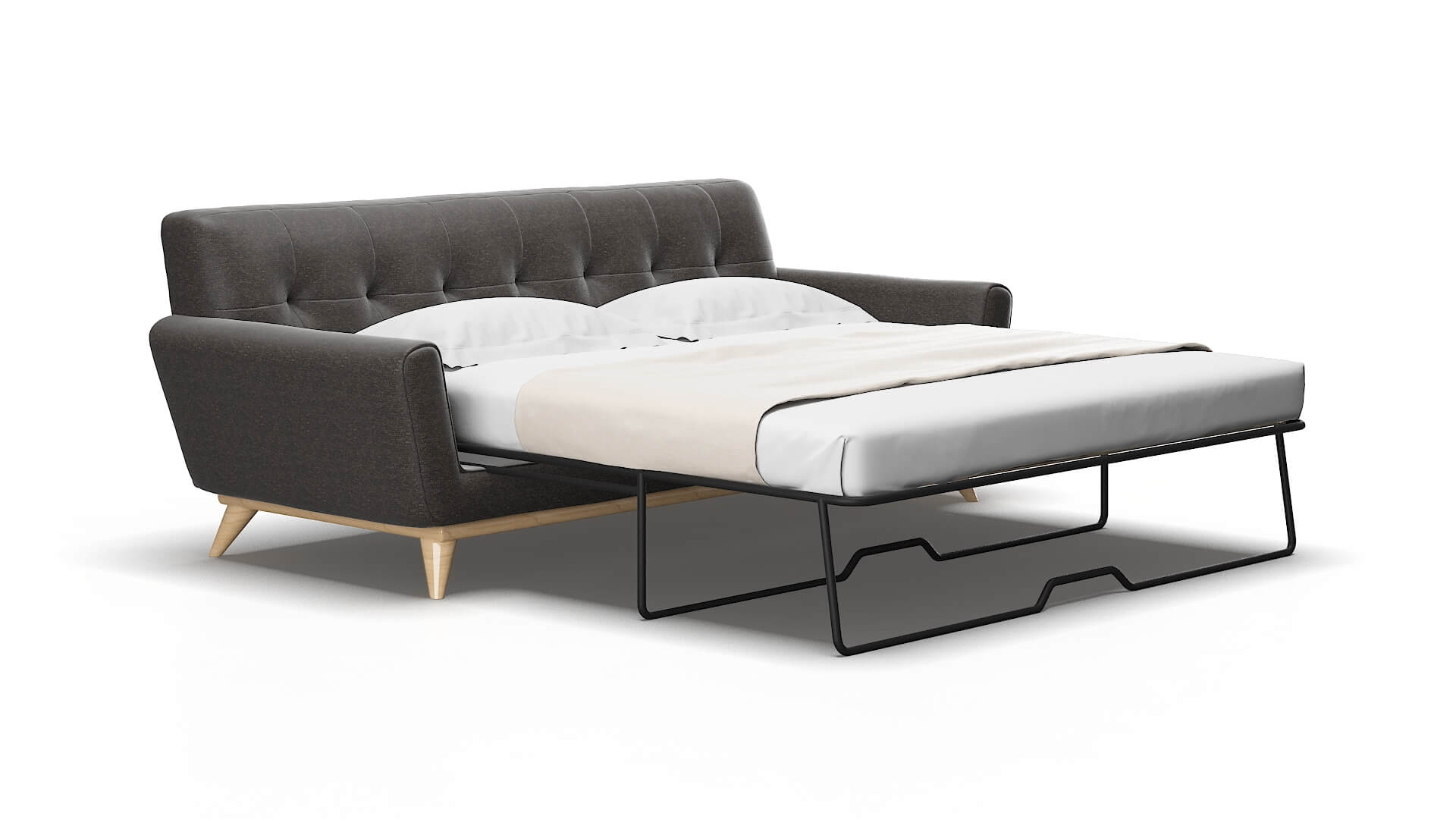 Brussels Avenger Denim Sofa Sleeper Espresso legs 2