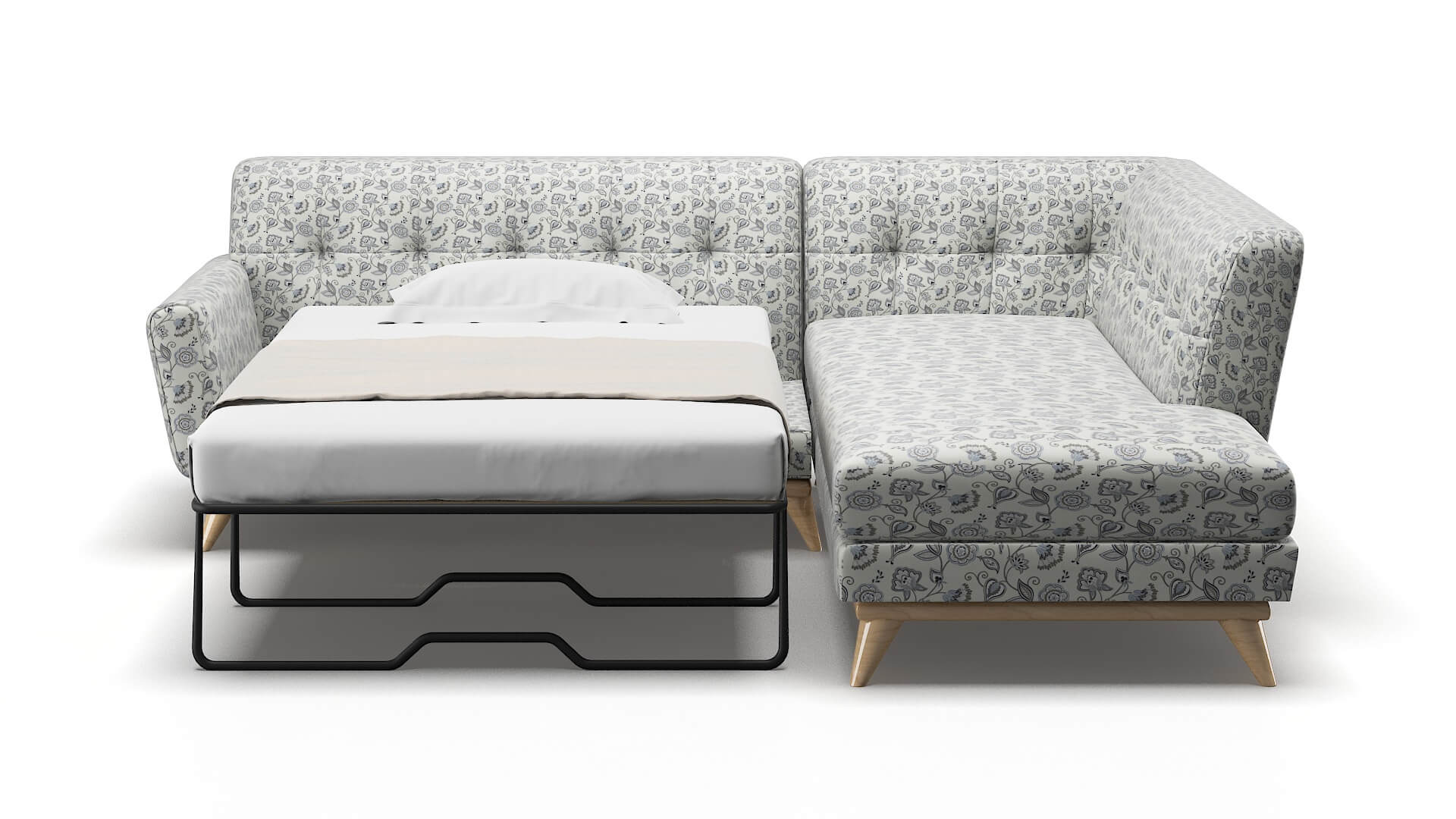 Brussels Avignon Sky Panel Sleeper Espresso legs 1