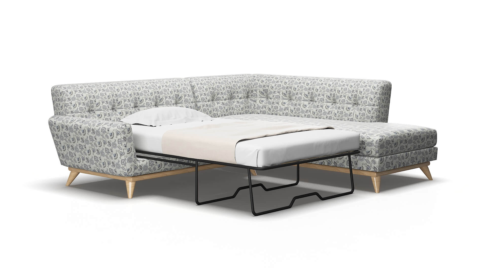 Brussels Avignon Sky Panel Sleeper Espresso legs 2