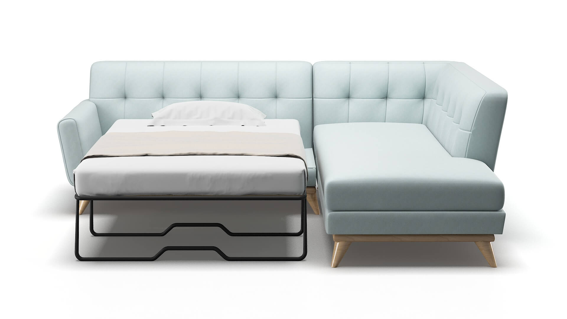 Brussels Bella Skylight Panel Sleeper Espresso legs 1