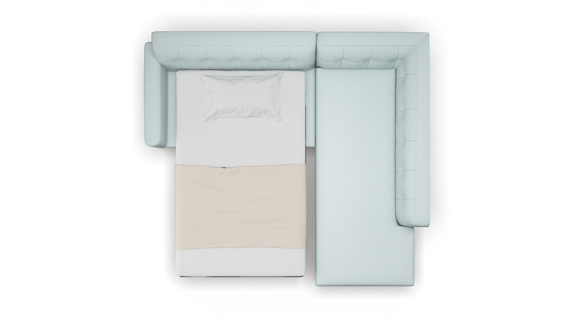 Brussels Bella Skylight Panel Sleeper Espresso legs 3