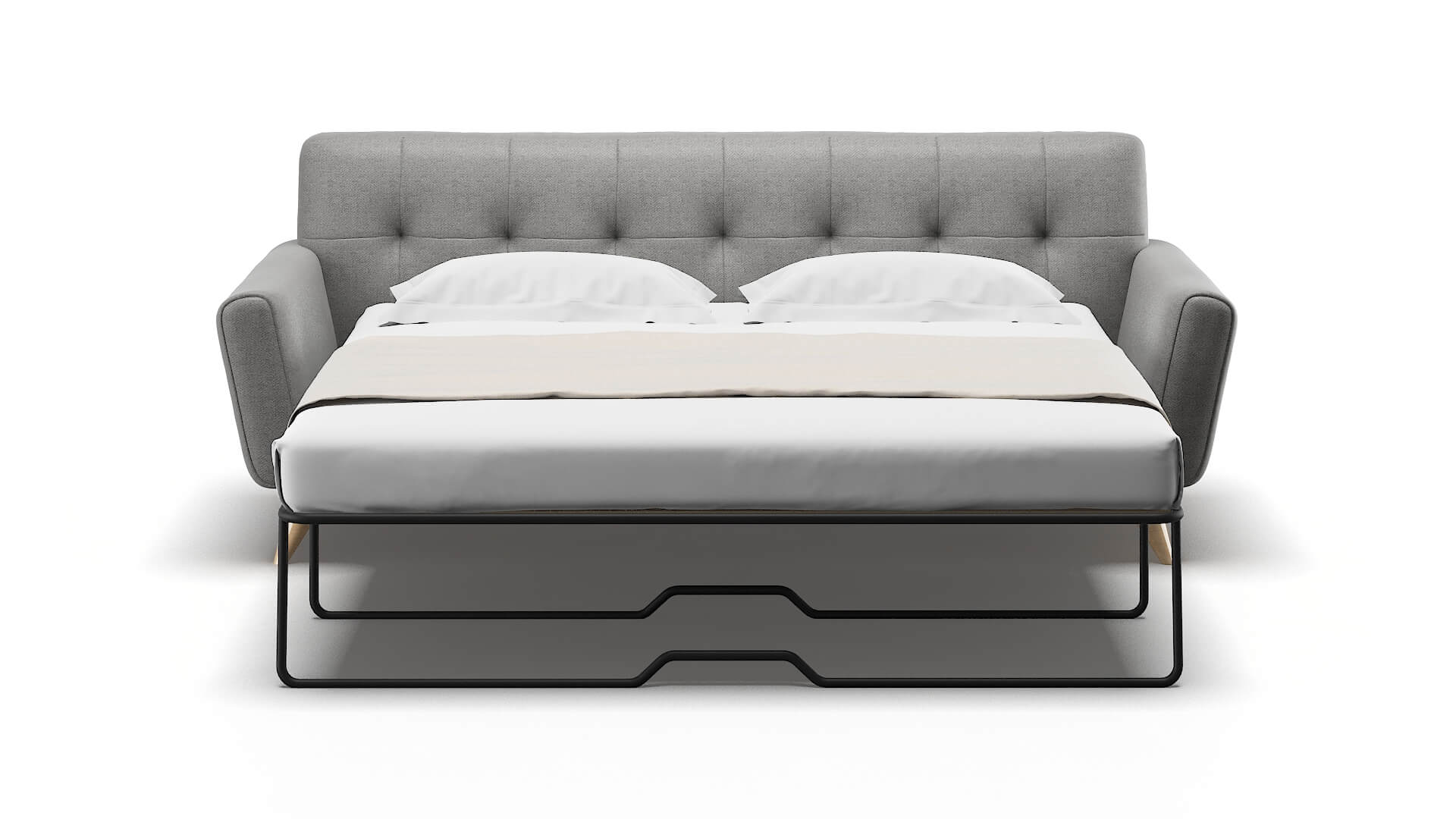 Brussels Catalina Steel Sofa Sleeper Espresso legs 1