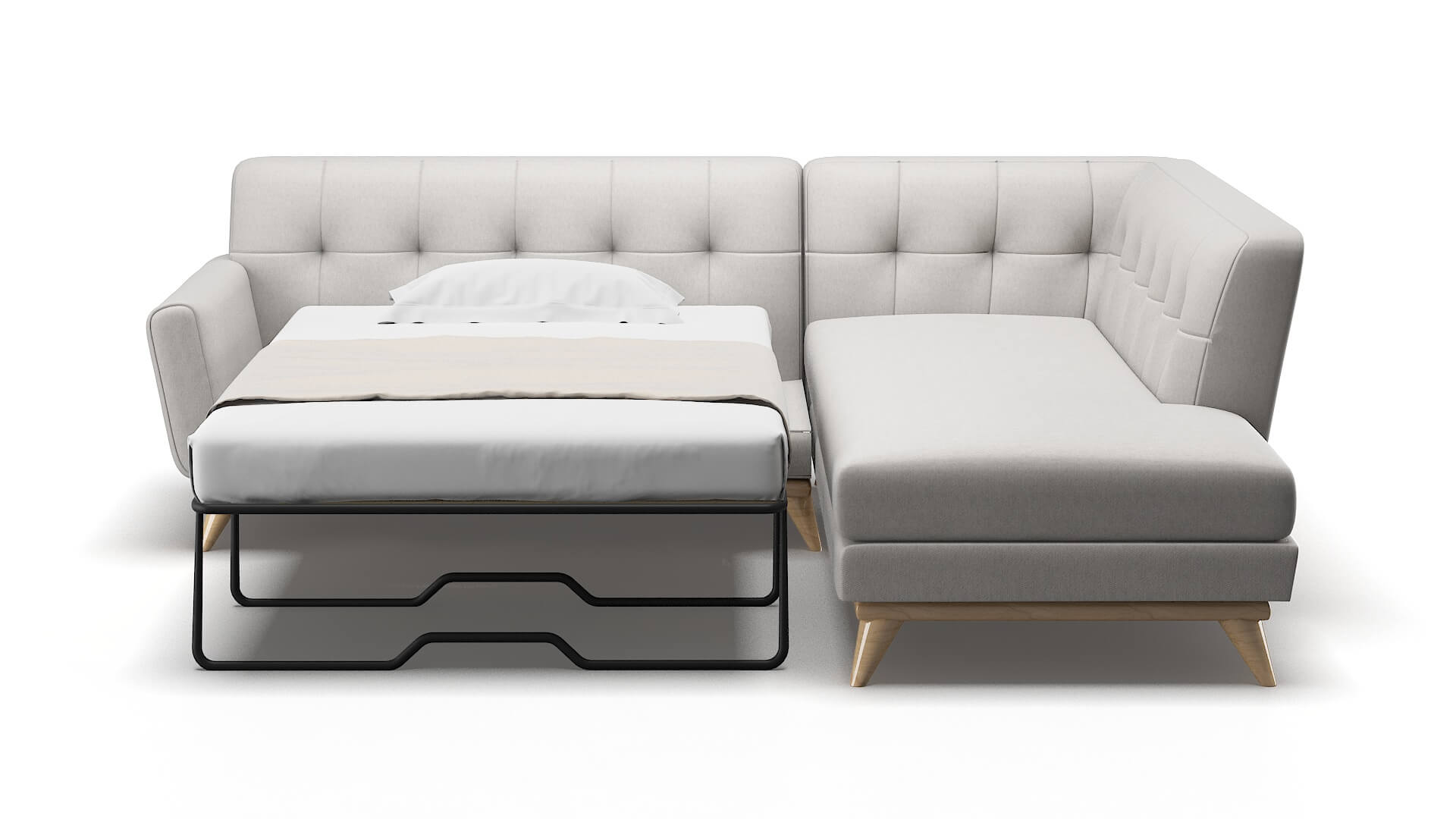 Brussels Curious Spa Panel Sleeper Espresso legs 1