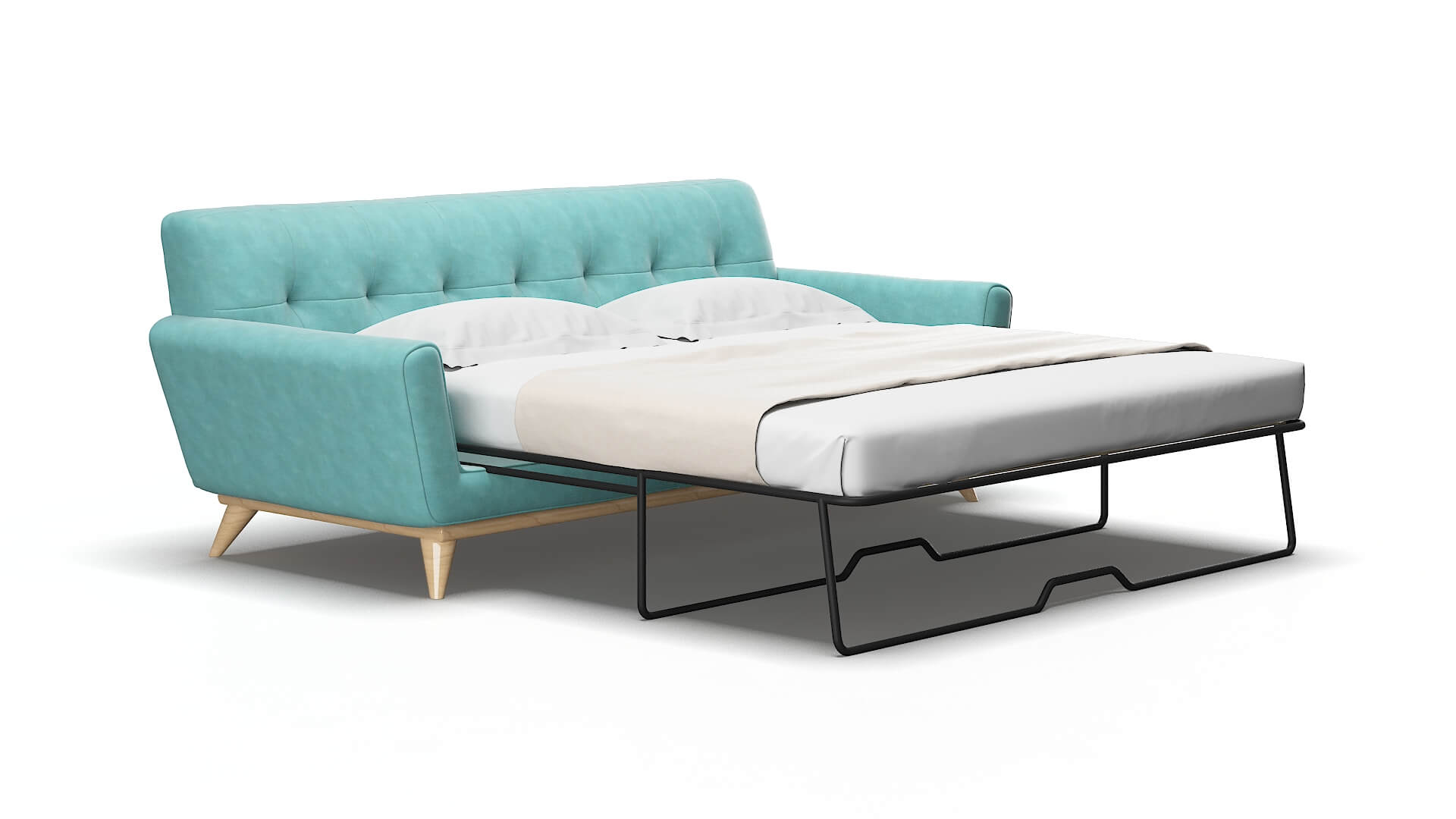 Brussels Curious Turquoise Sofa Sleeper 2