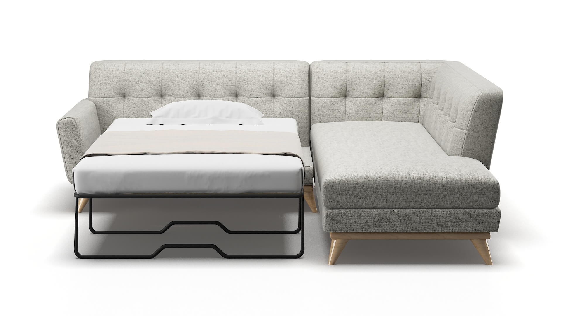 Brussels Derby Silver Panel Sleeper Espresso legs 1