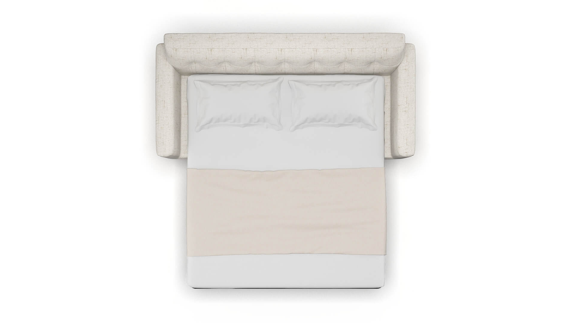 Brussels Derby Taupe Sofa Sleeper Espresso legs 3