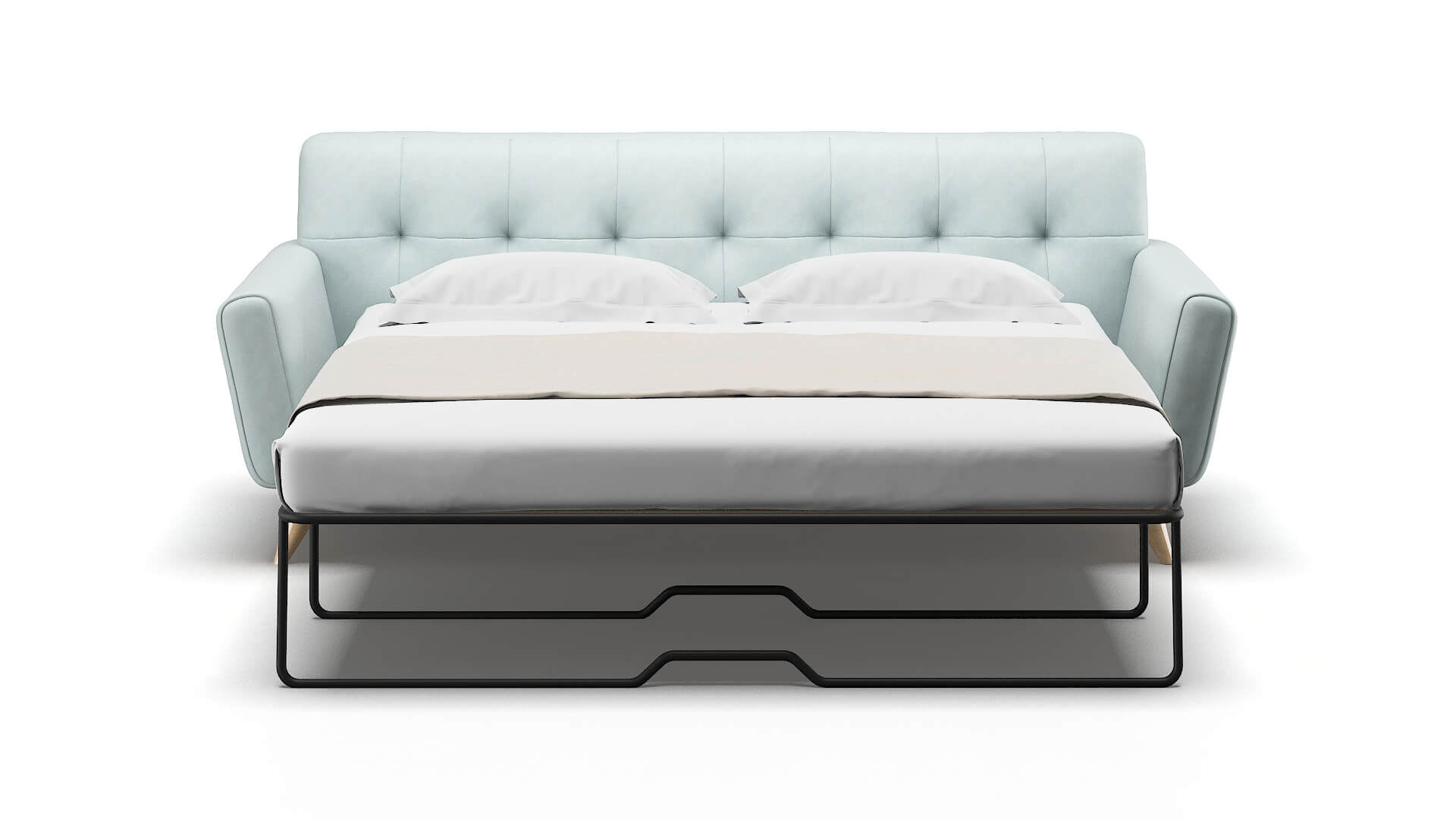 Brussels Hepburn Peridot Sofa Sleeper Espresso legs 1