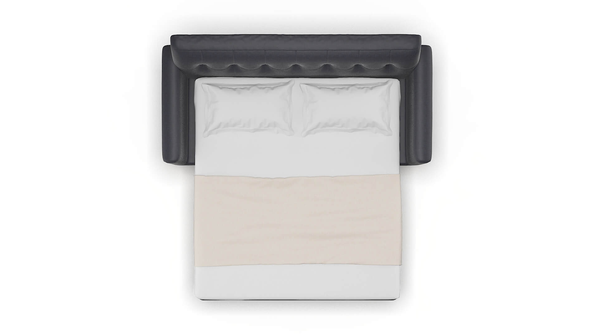 Brussels Hepburn_hrp Deep_sea Sofa Sleeper Espresso legs 3