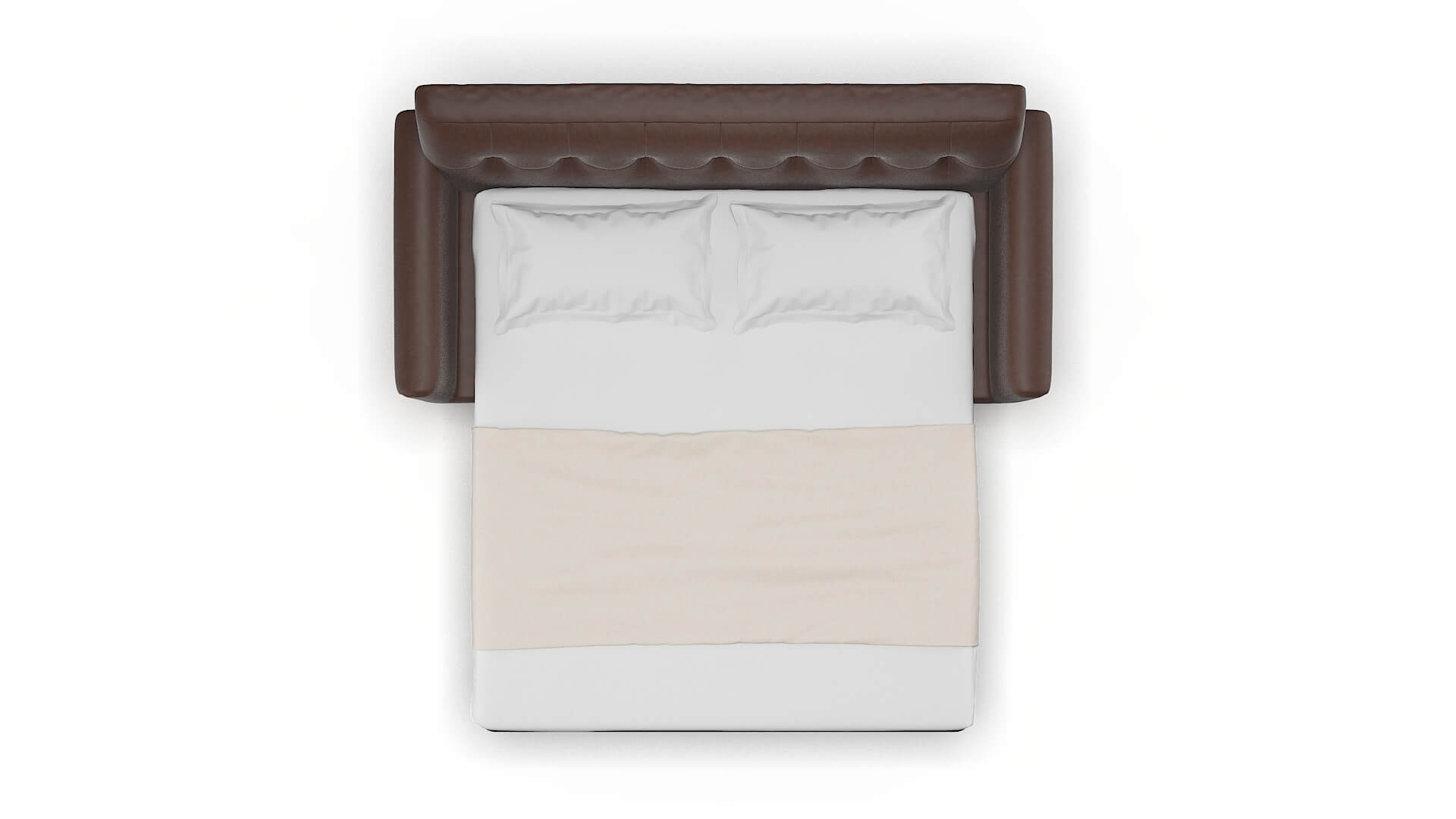 Brussels Insight Cafe Sofa Sleeper Espresso legs 3