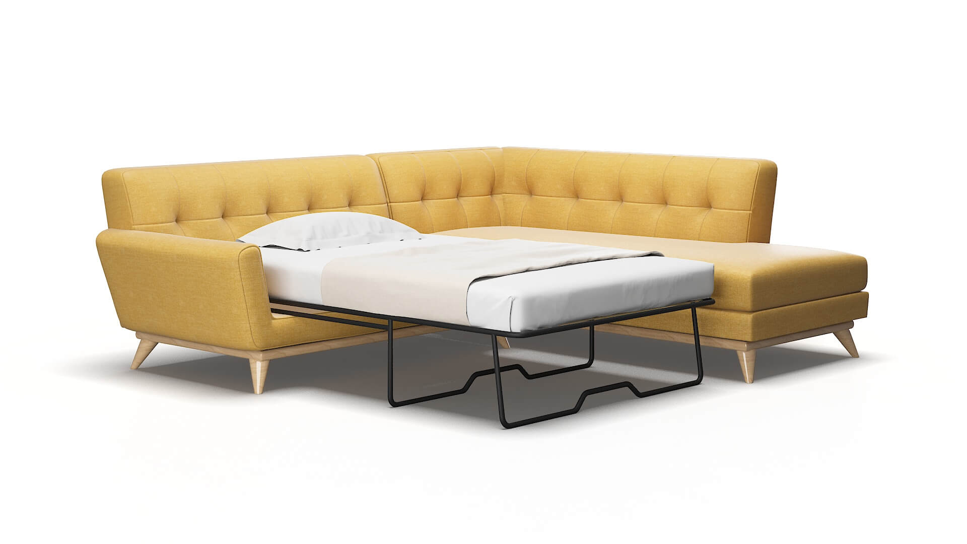 Brussels Jade 400 Panel sleeper Espresso Legs  2