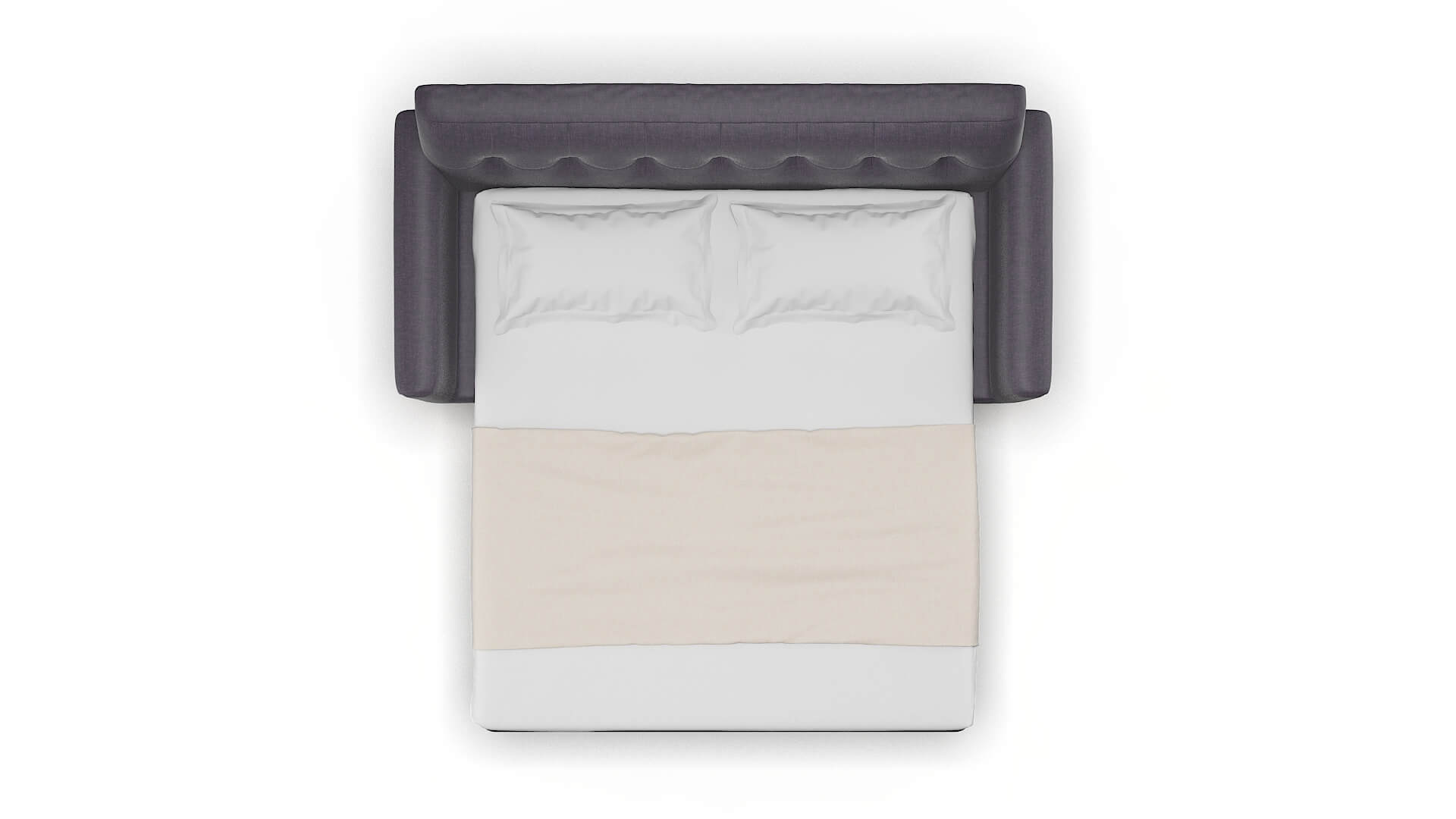 Brussels Keylargo Grape Sofa Sleeper Espresso legs 3