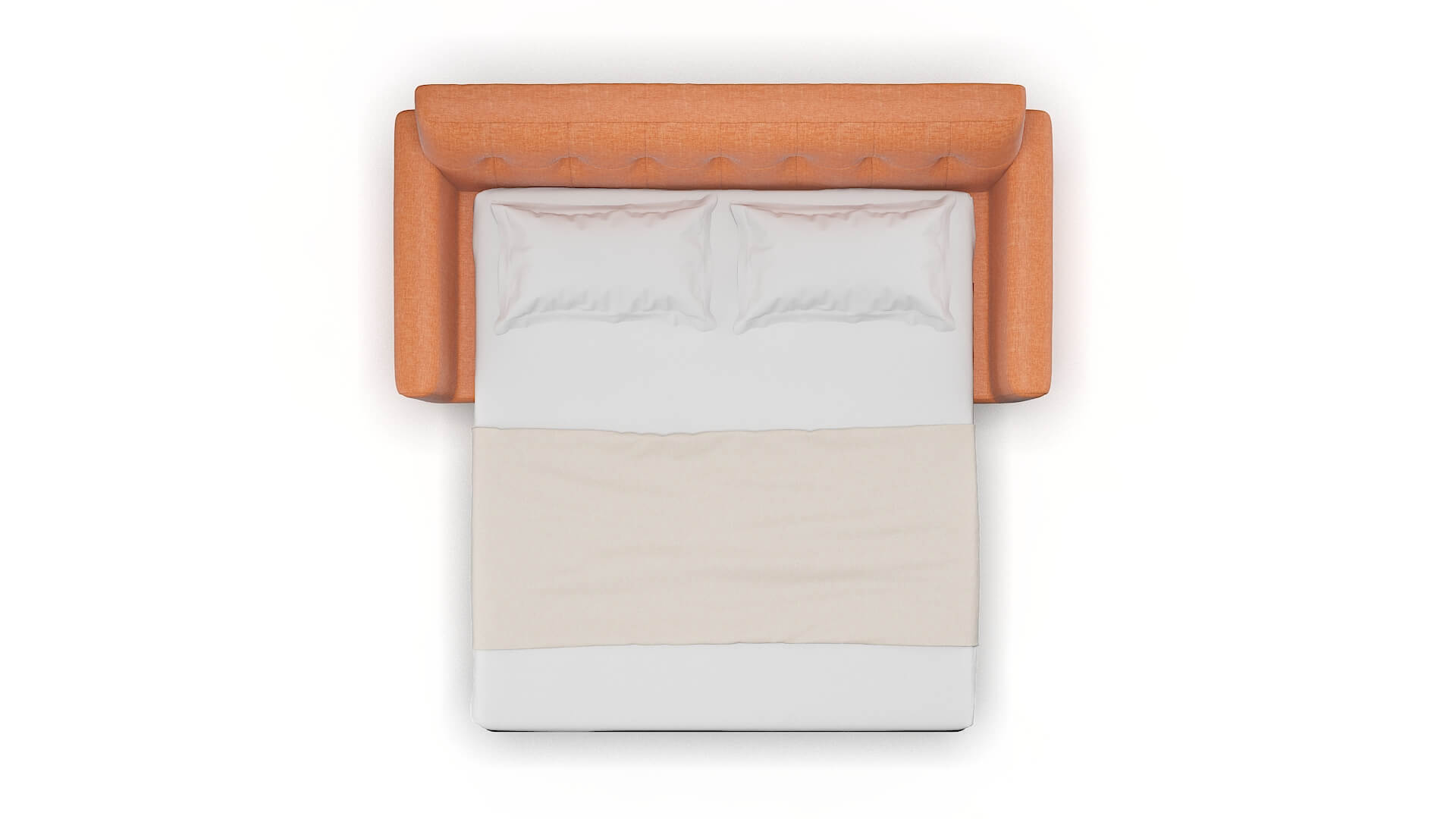 Brussels Keylargo Terracotta Sofa Sleeper Espresso legs 3