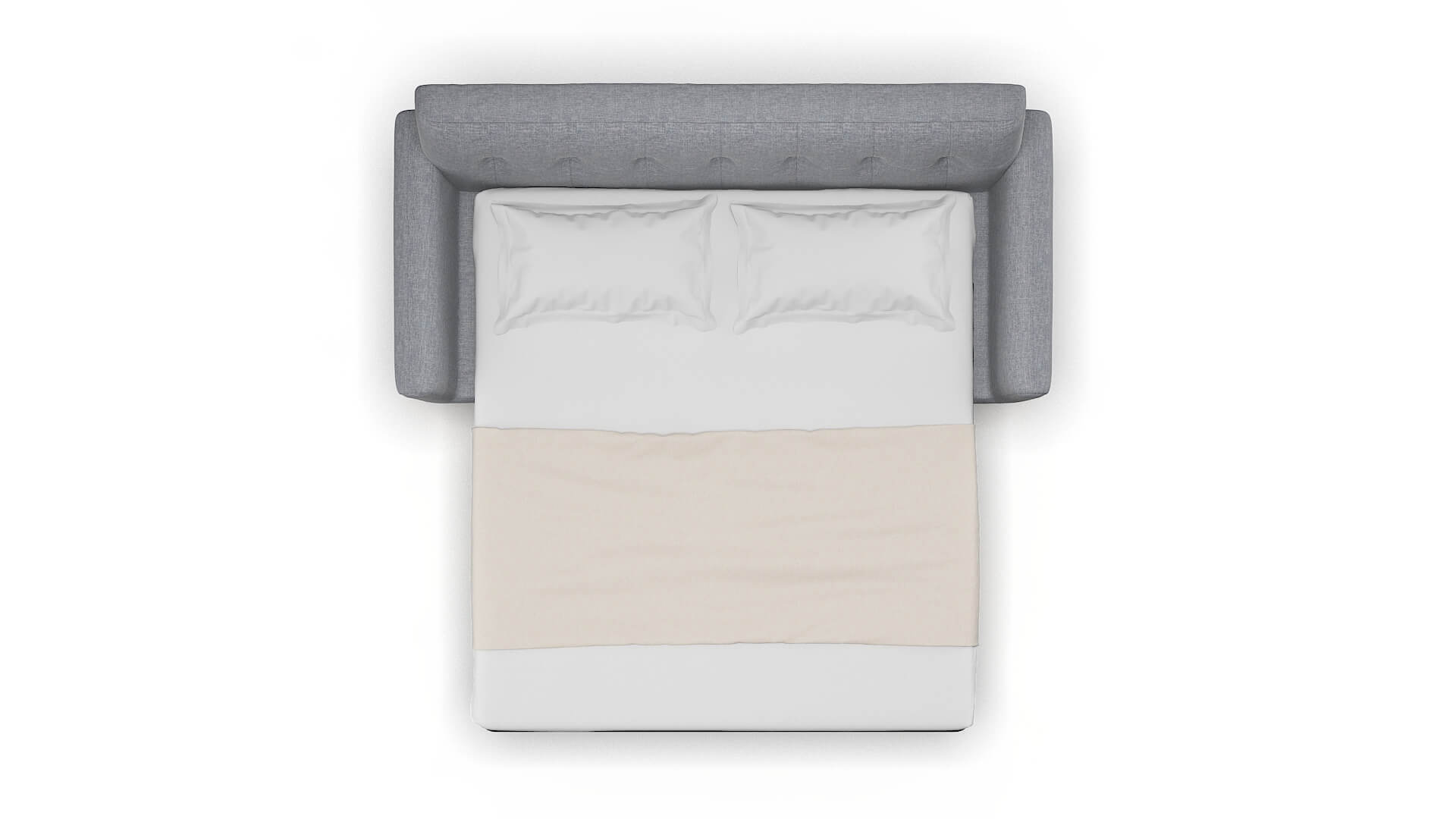 Brussels Lana Ash Sofa Sleeper Espresso legs 3