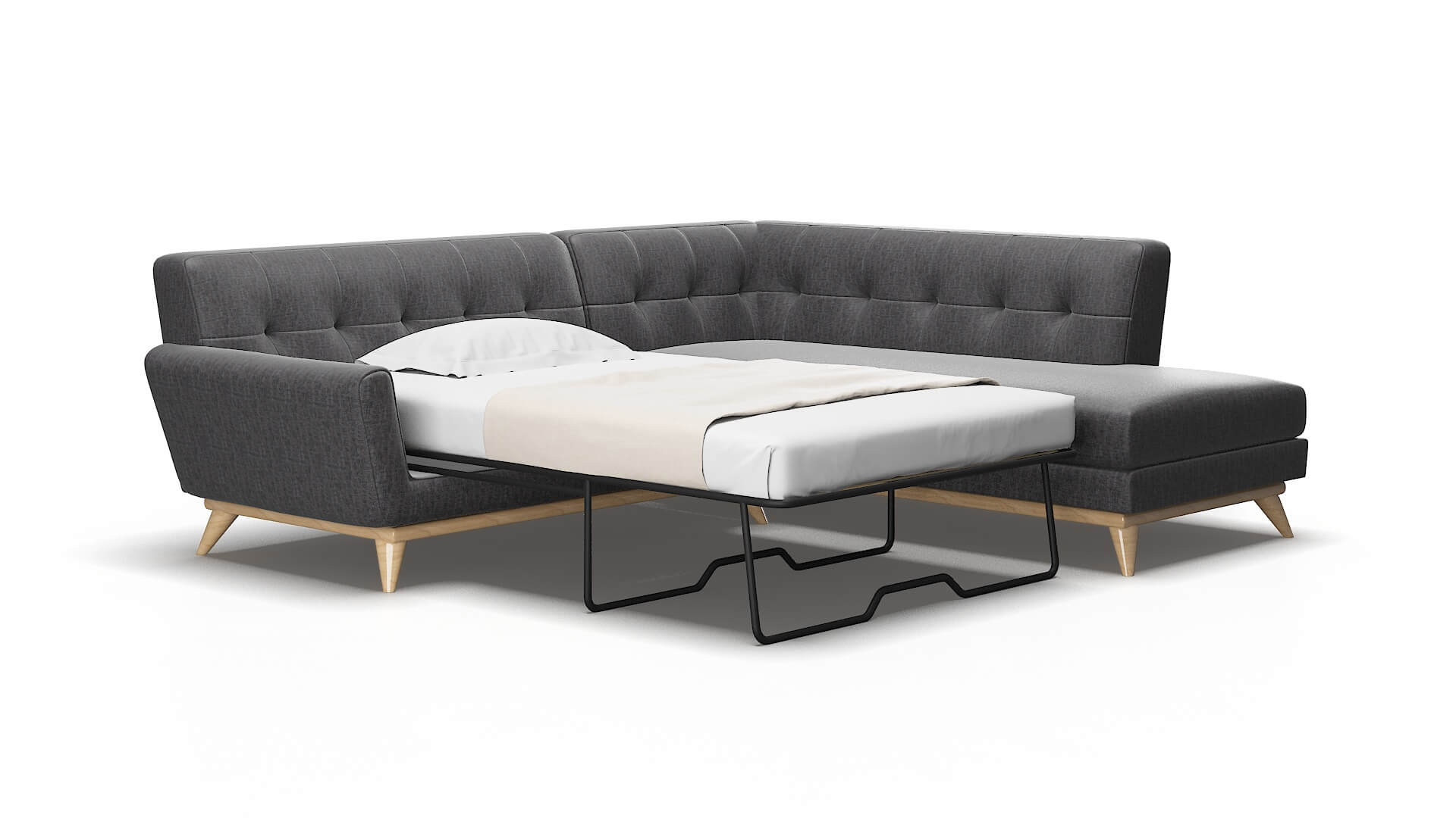 Brussels Marcy baltic Panel sleeper Espresso Legs  2