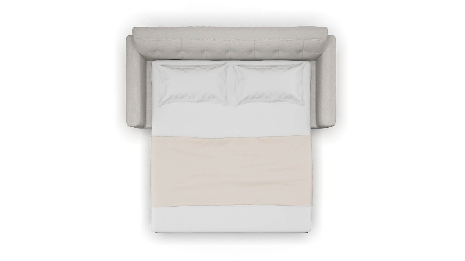 Brussels Naples Ash Sofa Sleeper Espresso legs 3