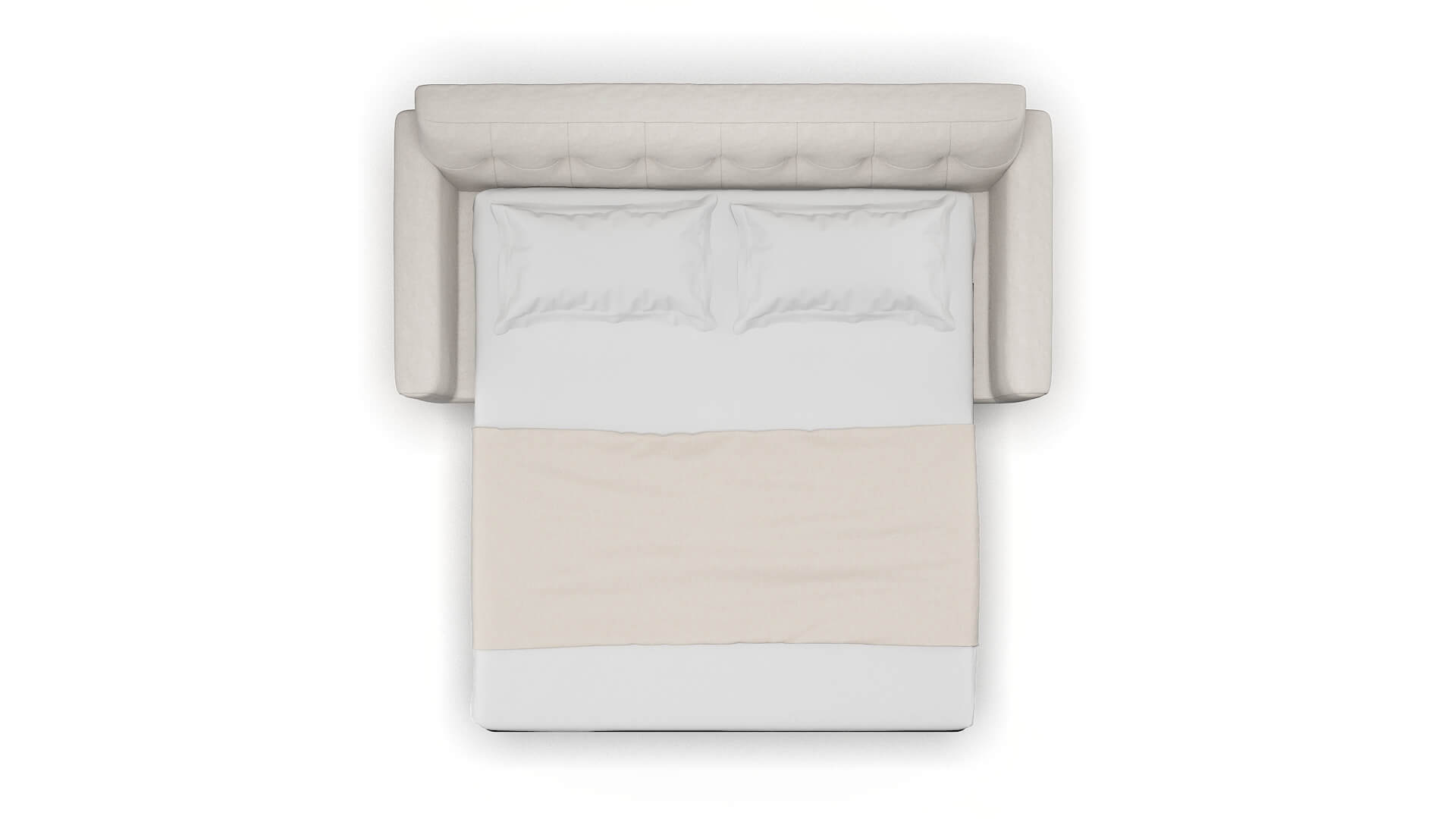 Brussels Noble Grey Sofa Sleeper Espresso legs 3