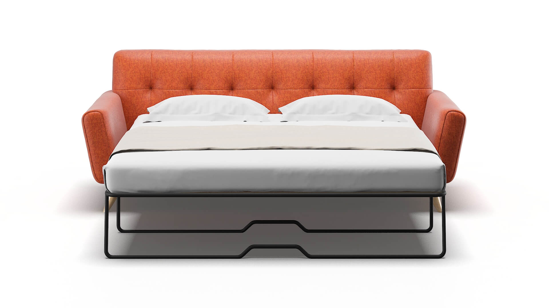 Brussels Notion Tang Sofa Sleeper Espresso legs 1