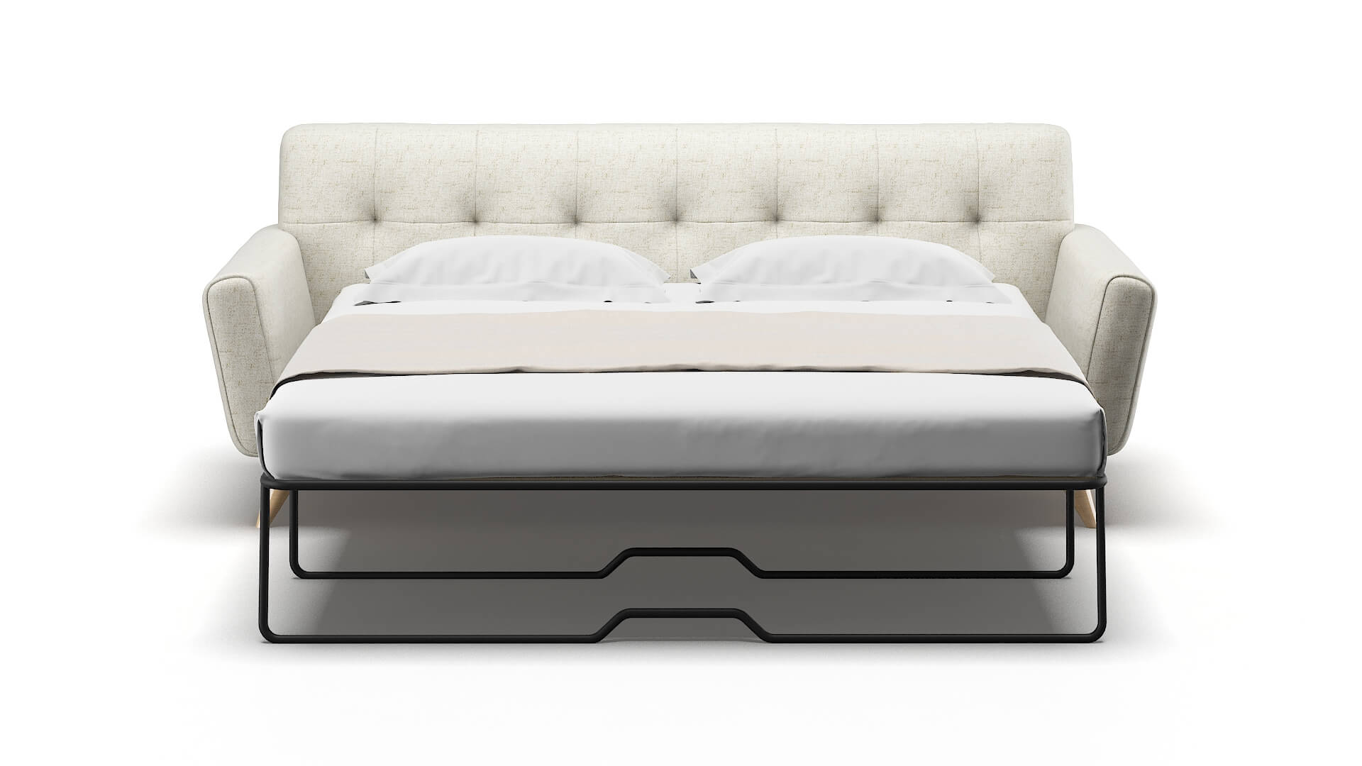 Brussels Oceanside Birch Sofa Sleeper Espresso legs 1