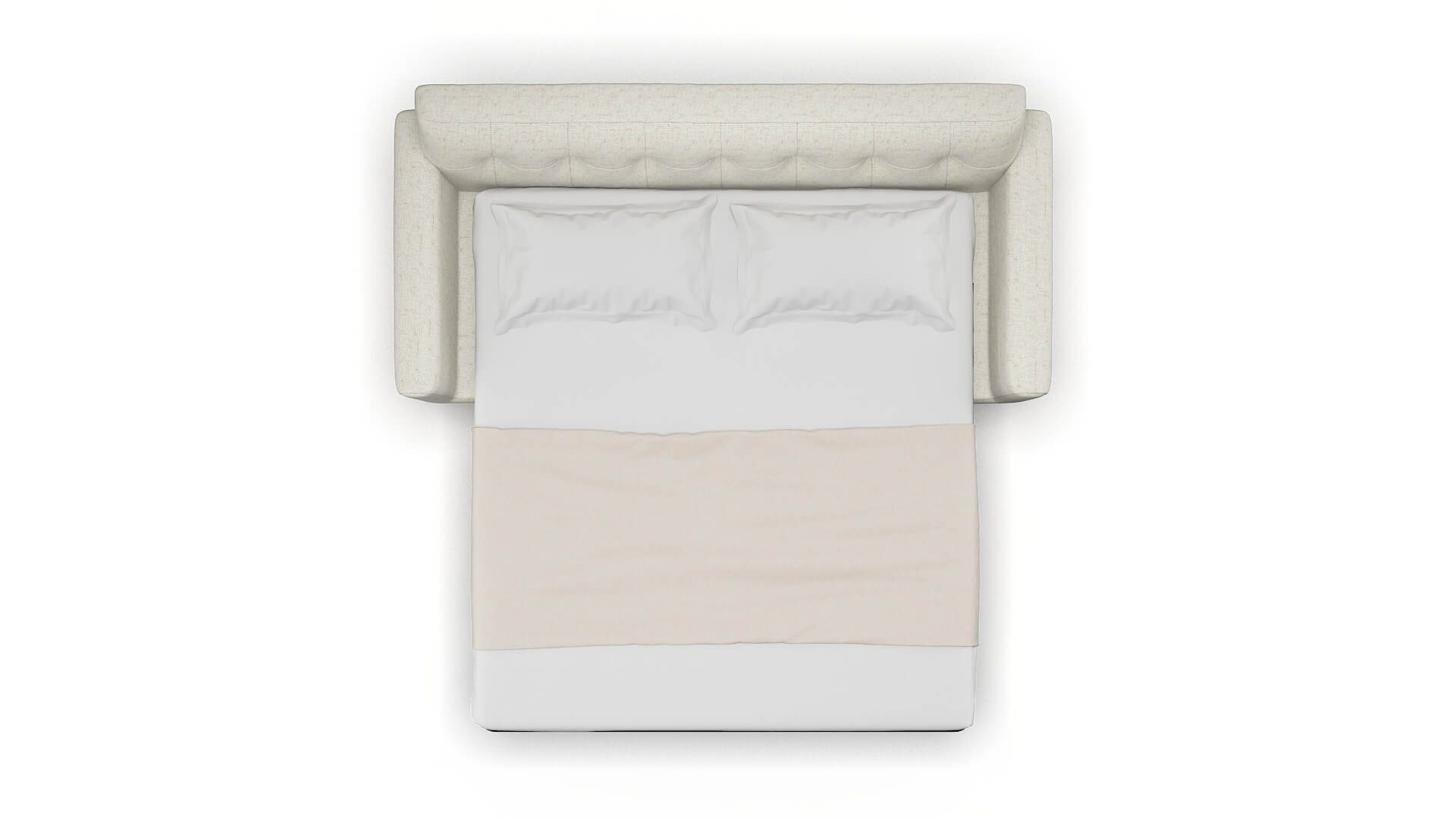 Brussels Oceanside Birch Sofa Sleeper Espresso legs 3