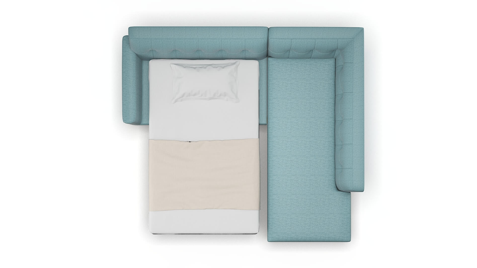 Brussels Prisma Hydrate Panel Sleeper Espresso legs 3