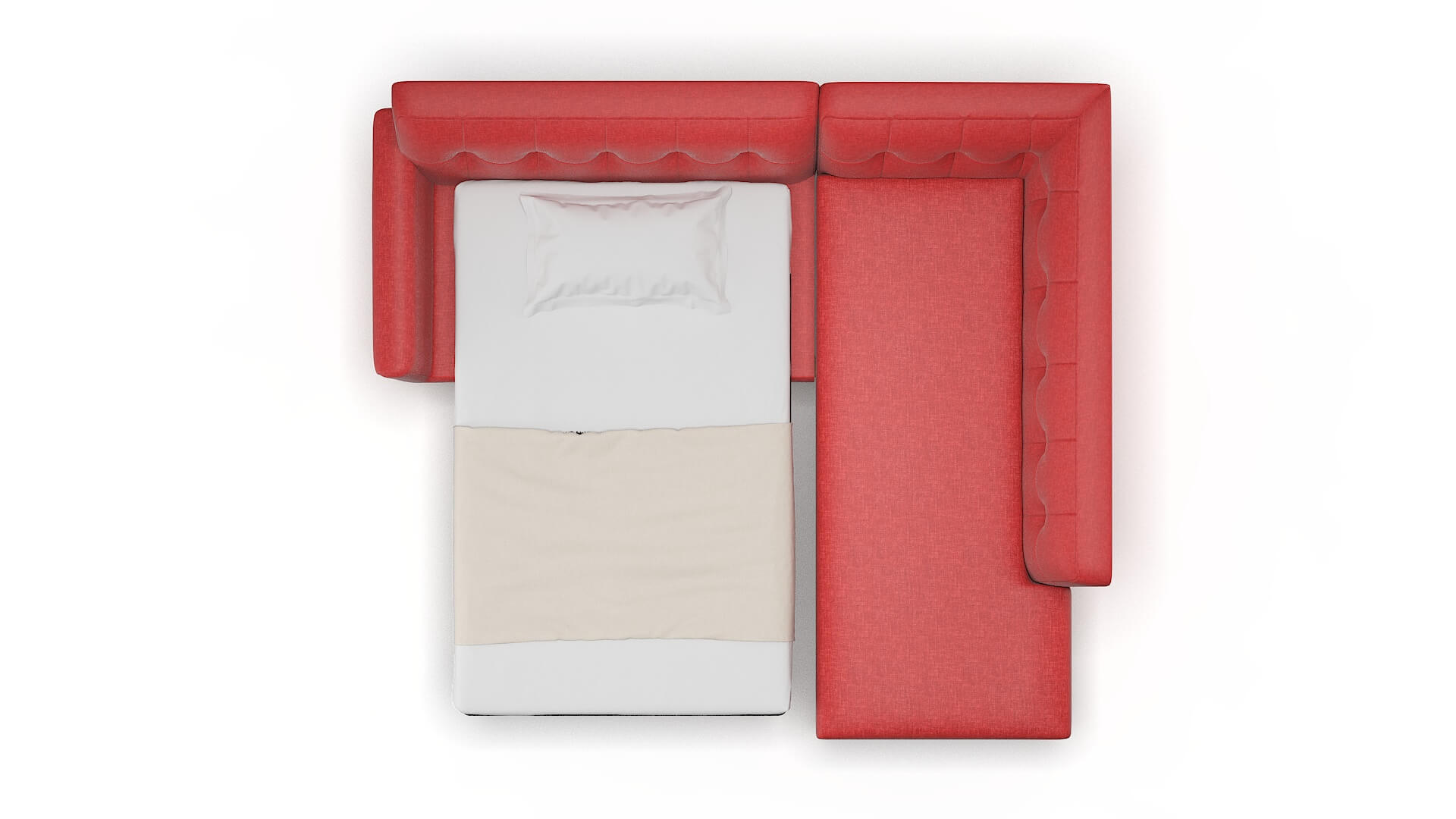 Brussels Royale Berry Panel Sleeper Espresso legs 3