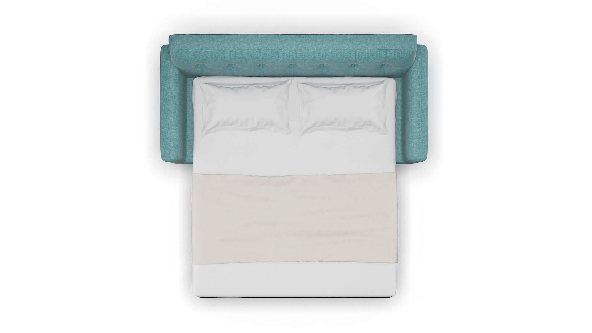 Brussels Simplex Blue_moon Sofa Sleeper Espresso legs 3