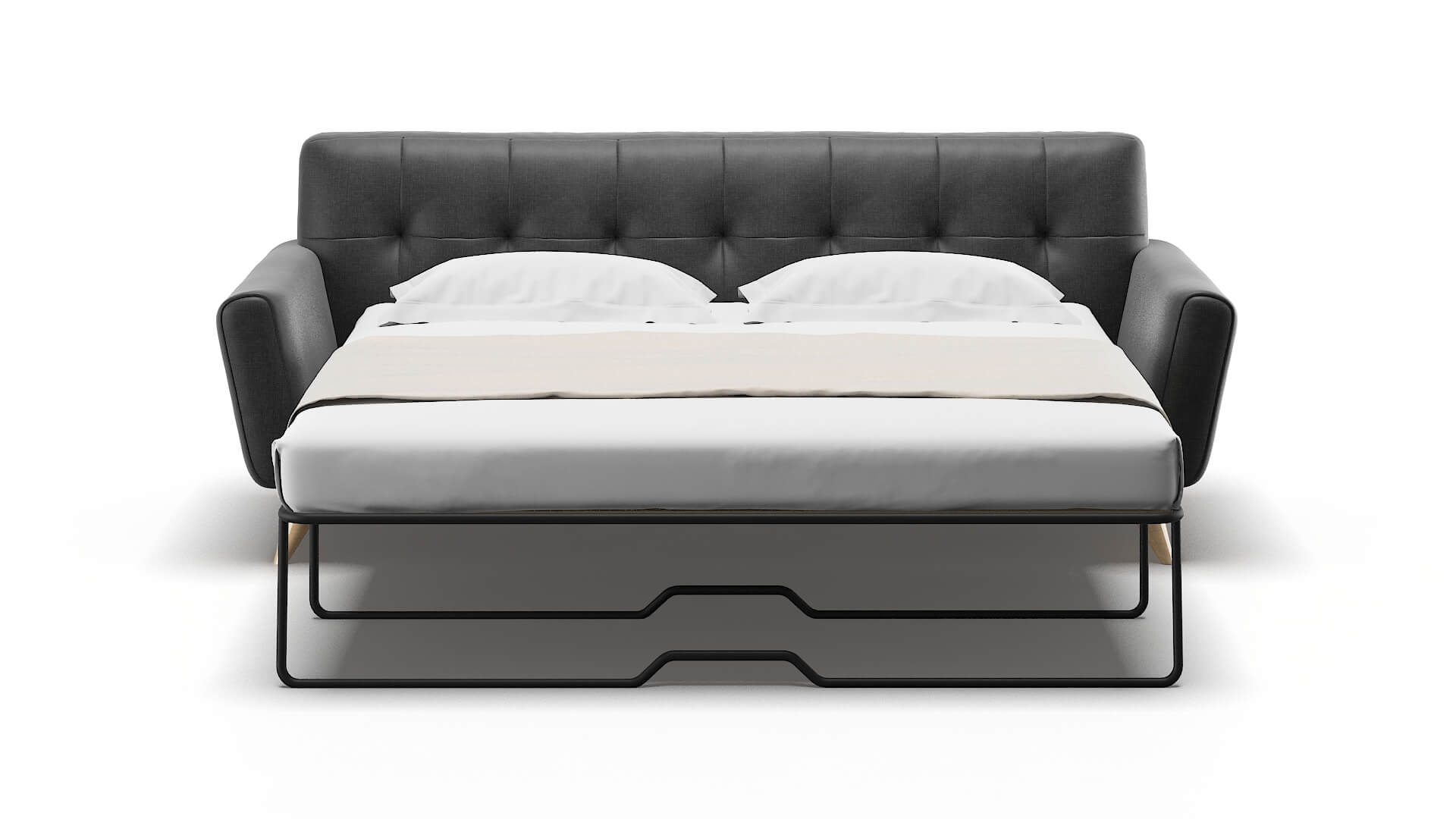 Brussels Sosoftness 54 Sofa Sleeper Espresso legs 1