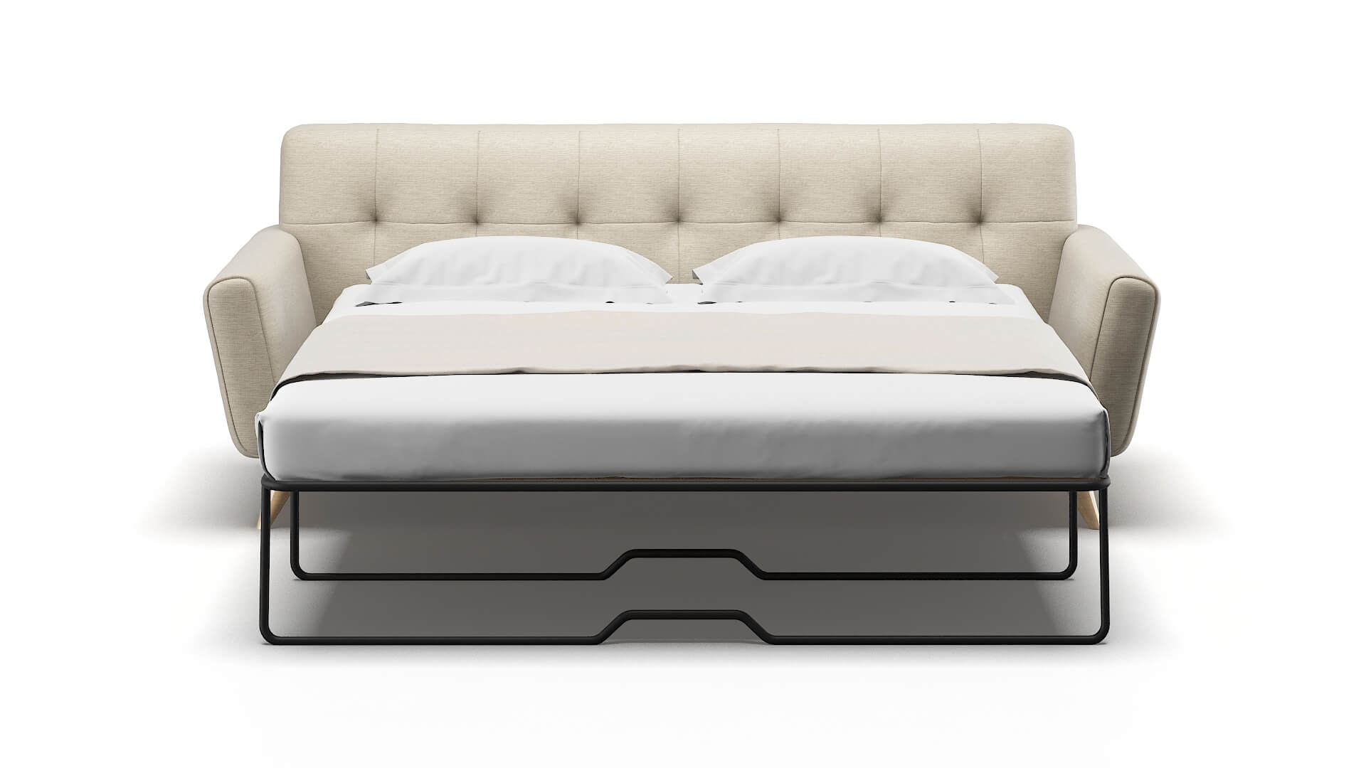 Brussels Sosoftness 72 Sofa Sleeper Espresso legs 1