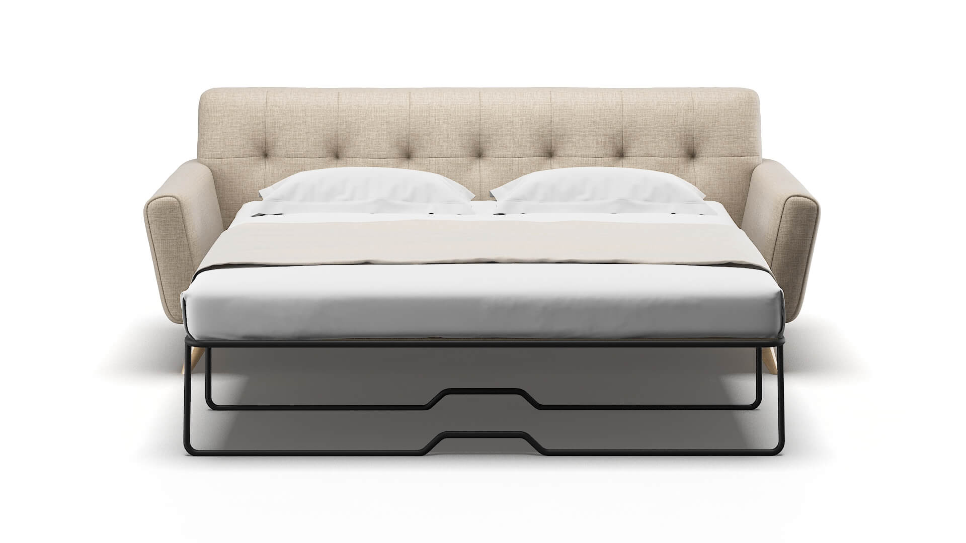 Brussels Sosoftness 74 Sofa Sleeper Espresso legs 1