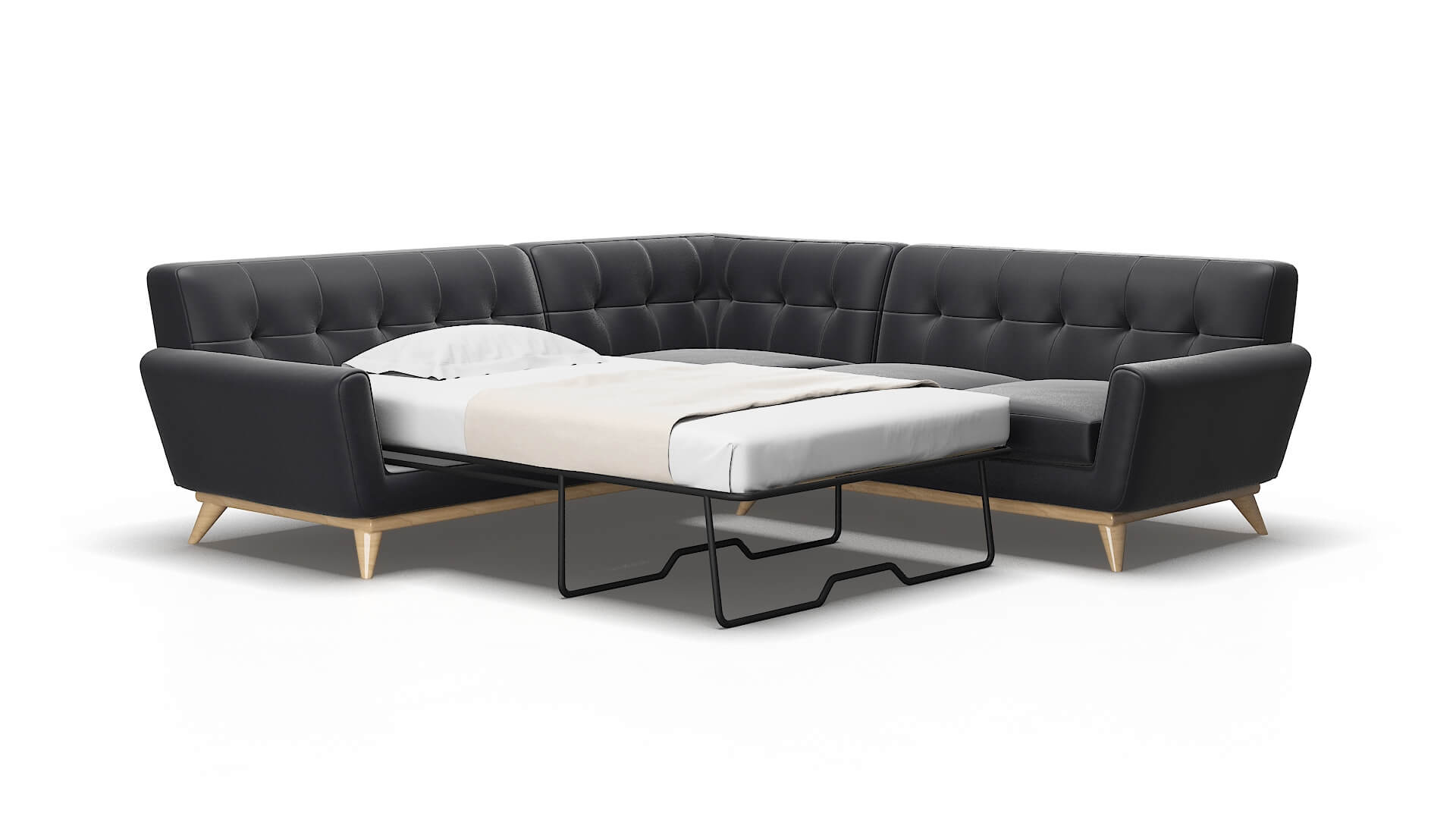 Brussels Urban_d eclipse Sectional sleeper Espresso Legs  2