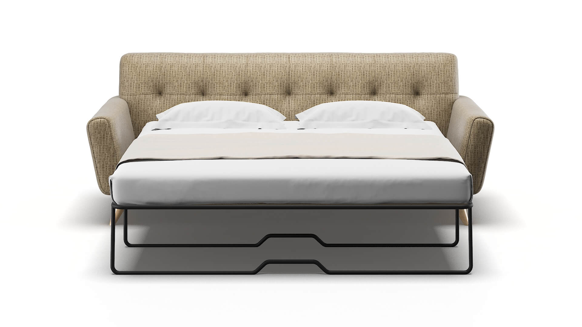 Brussels Venus Mocha Sofa Sleeper Espresso legs 1