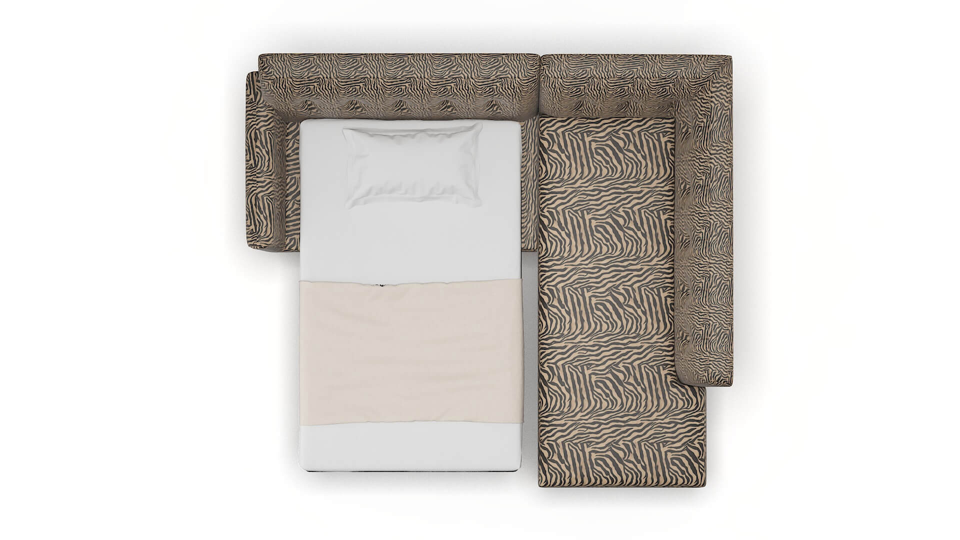 Brussels Zambia Coffee Panel Sleeper Espresso legs 3