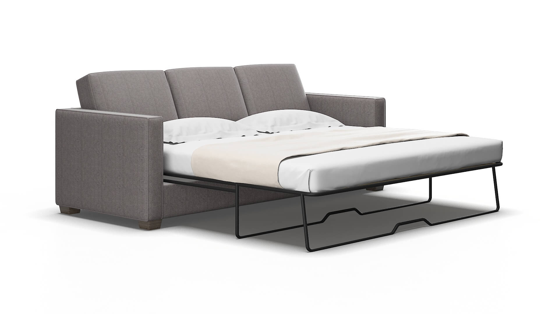 Calgary Atlas_plz silver Sofa sleeper Espresso Legs  2