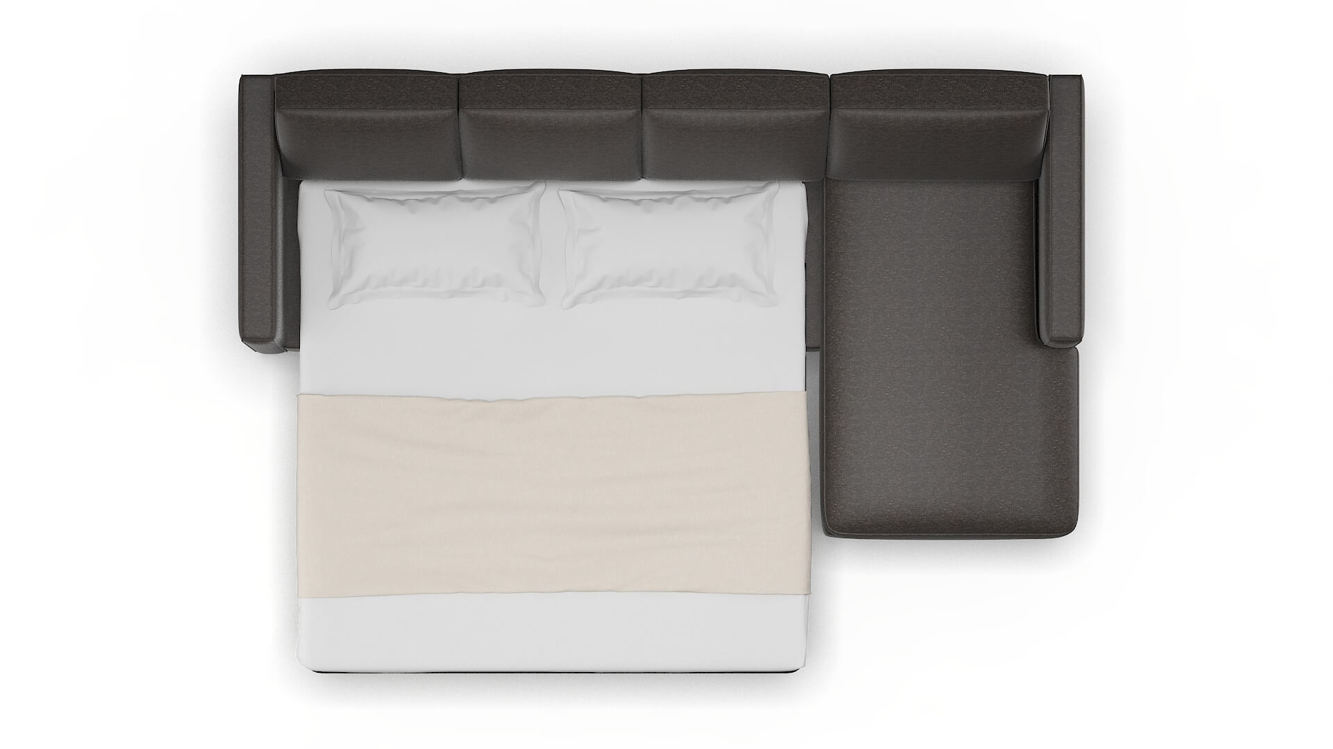 Calgary Avenger Denim Panel Sleeper Espresso legs 3