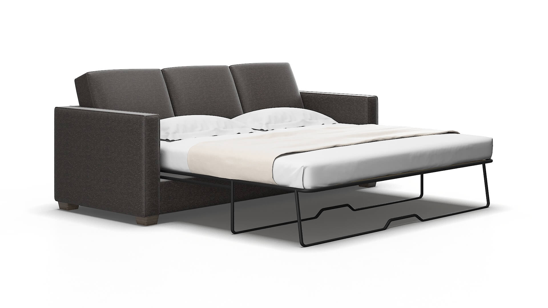 Calgary Avenger denim Sofa sleeper Espresso Legs  2